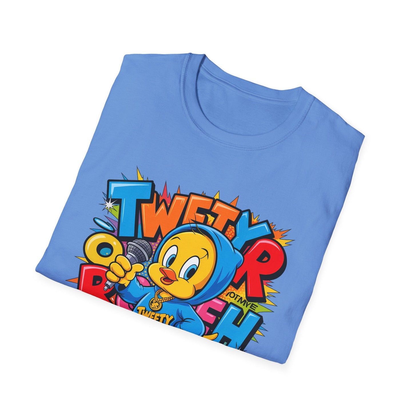 Cartoon T Shirt With Animation Funny Animals Tee Unisex Gildan Softstyle 64000 Pro