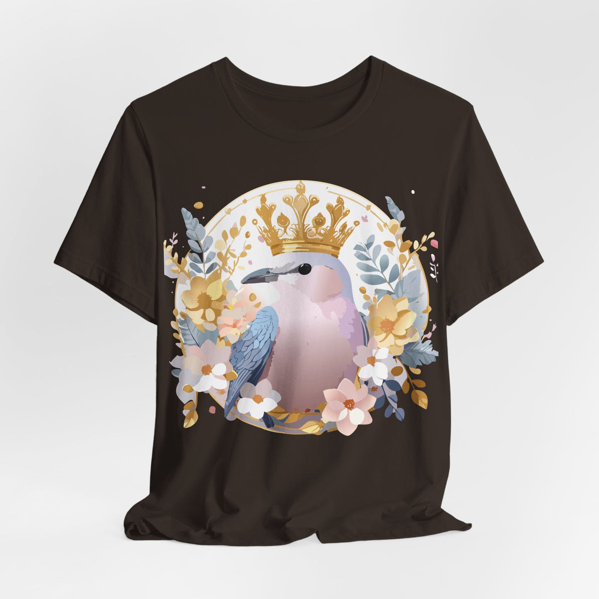 Medallion Graphic Unisex Cotton Bella+Canvas Tee with Art Design d86