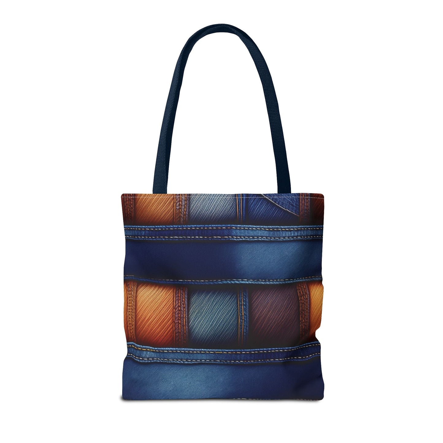 Denim Canvas Bag, Tote Bag Denim Printify