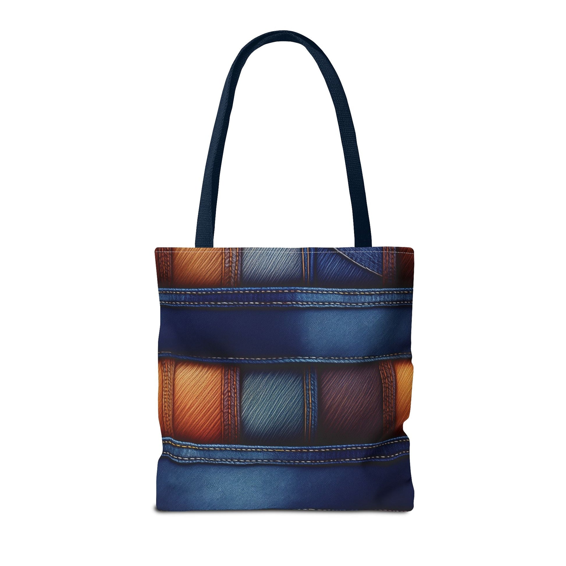 Denim Canvas Bag, Tote Bag Denim Printify