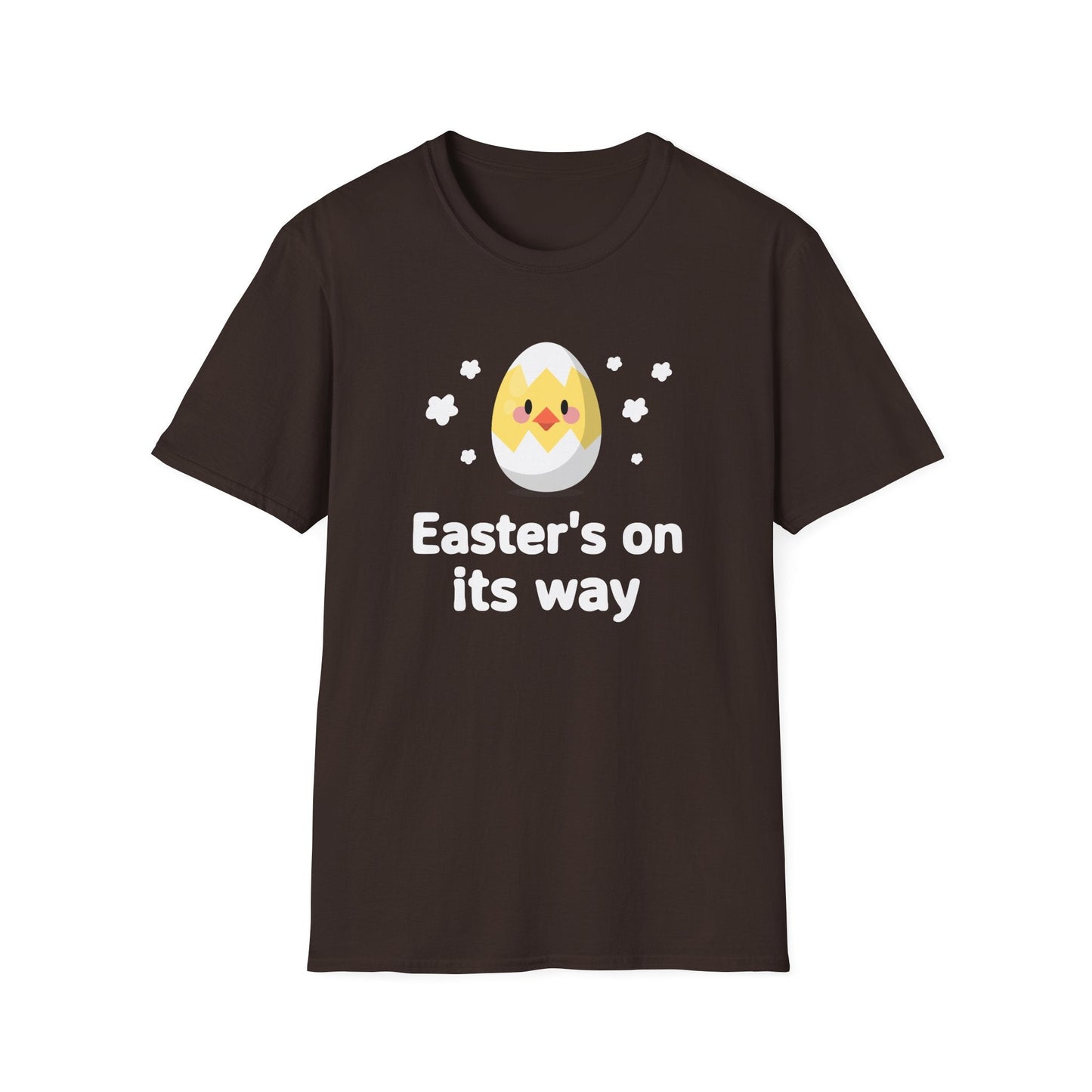 Easter Day T Shirt with Easter Design and Signature Print Unisex Gildan Softstyle Tee One Hundred Percent Cotton