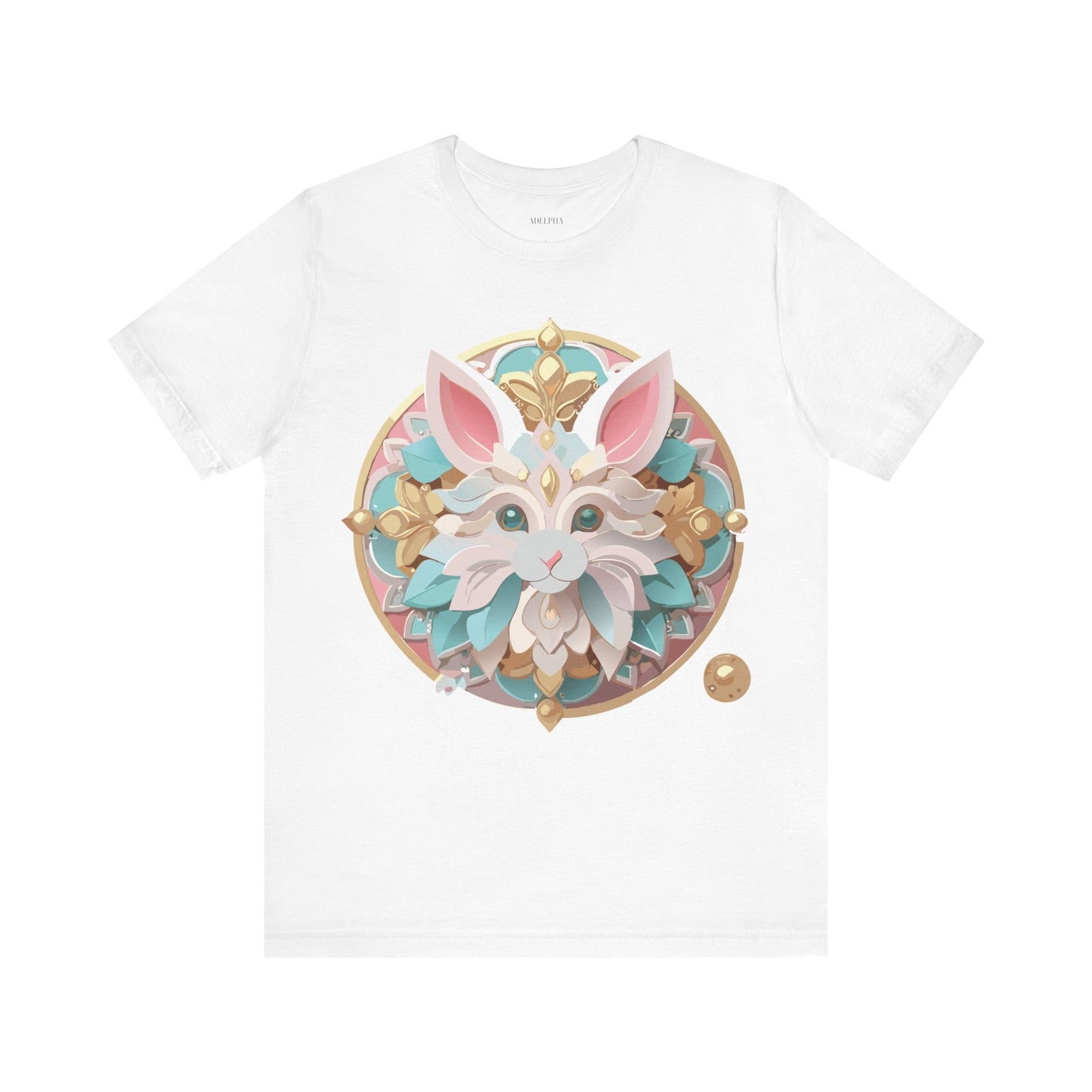 Medallion Graphic Unisex 100 Cotton Vintage Animal Medal Artwork Tee 88