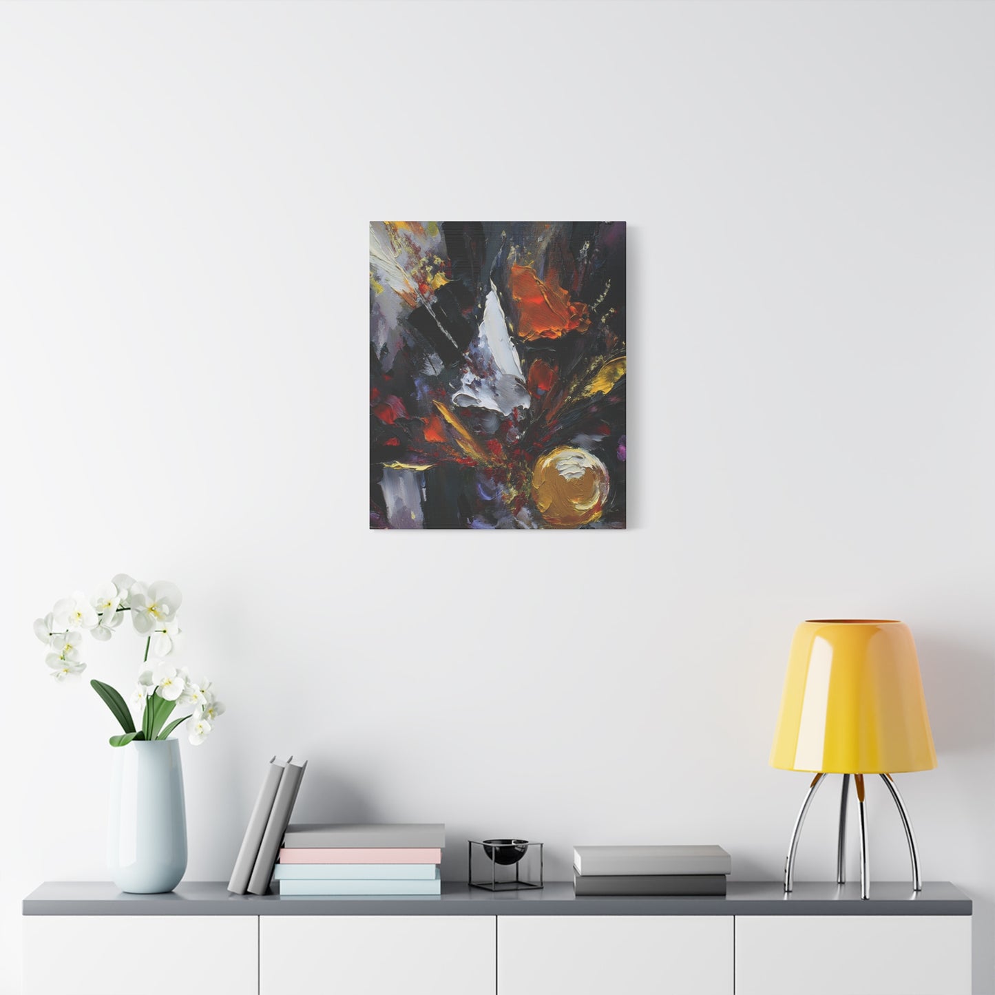 Abstract Oil Painting Print Canvas 20x24,20x30,24x30 24x32,24x36,30x40 32x48,36x48,40x60 Pine-Wood Inner Frame ABS-74