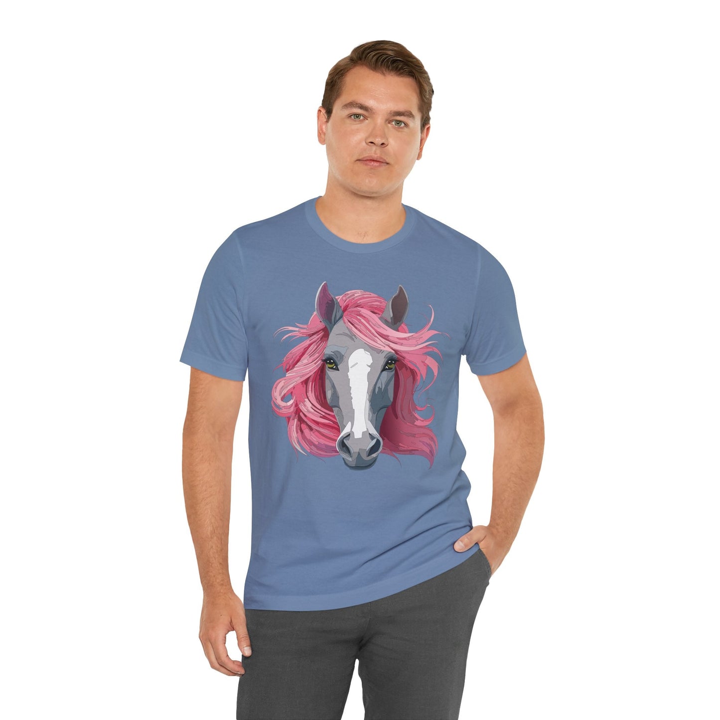 Unisex Animal Art Design Tee Shirt With Wild Animals Graphic Short Sleeve Everyday Wear