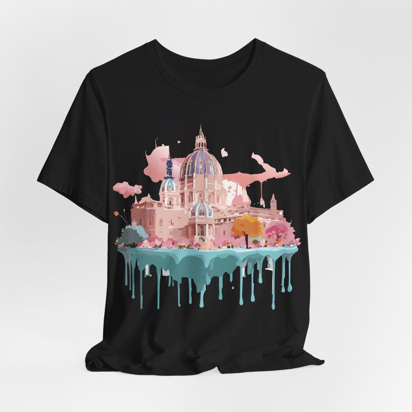 Vienna Tourist Graphic Tee Unisex Jersey Short Sleeve Vintage Inspired Artwork by Adelpha