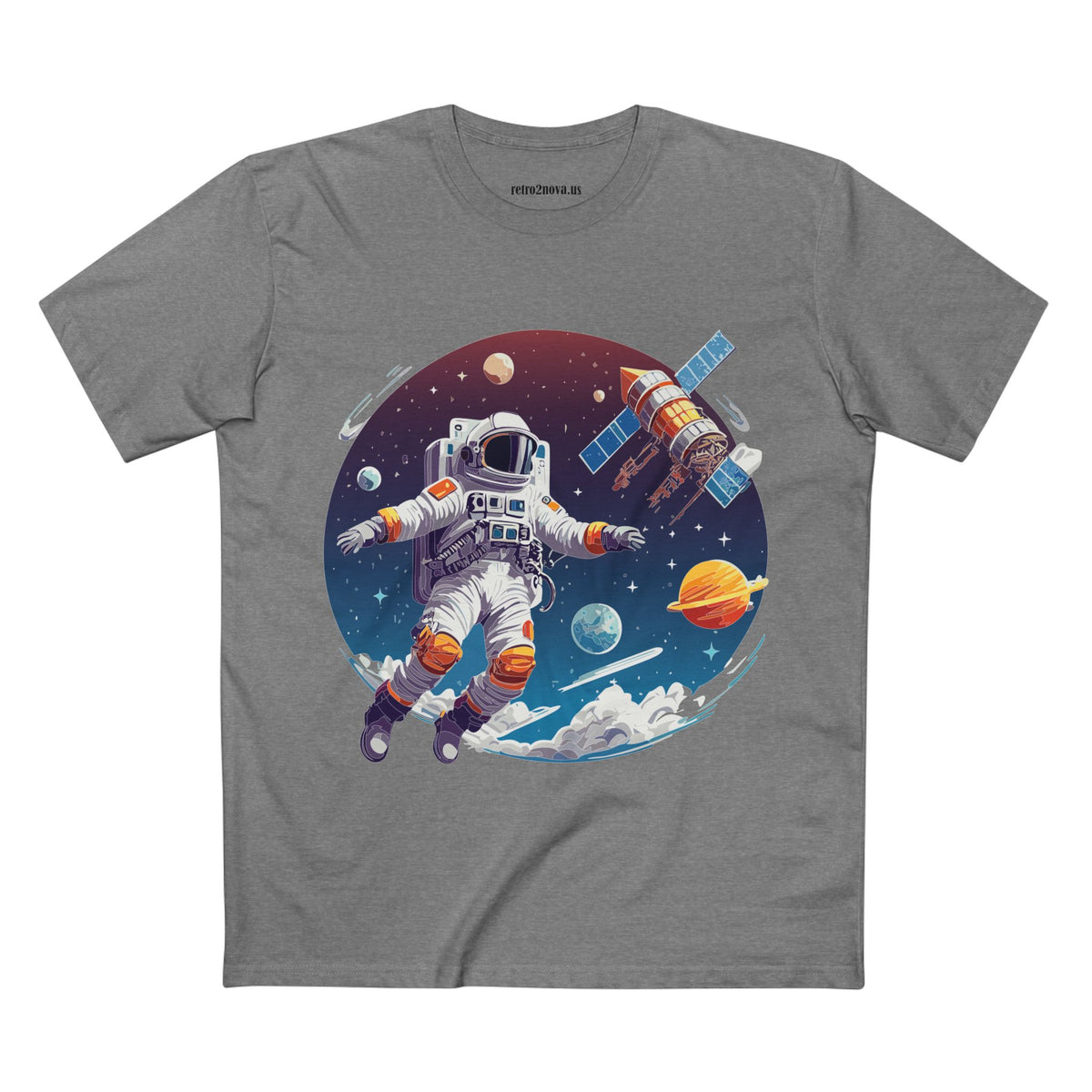 Cosmos Astronaut Graphic Tee Staple Unisex 100 Cotton Tee Shirt - CS-34