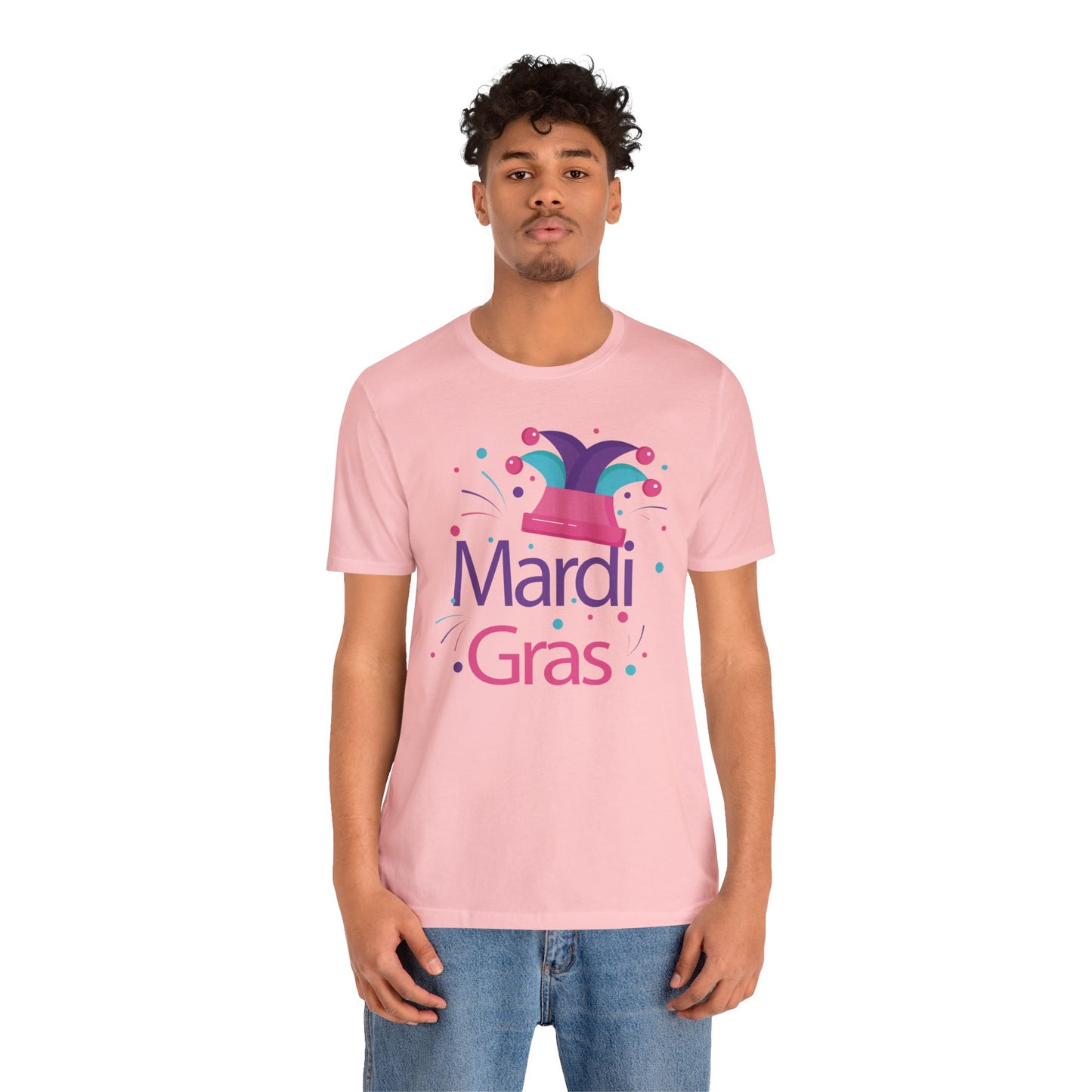 Tee-shirt en coton unisexe pour Mardi Gras