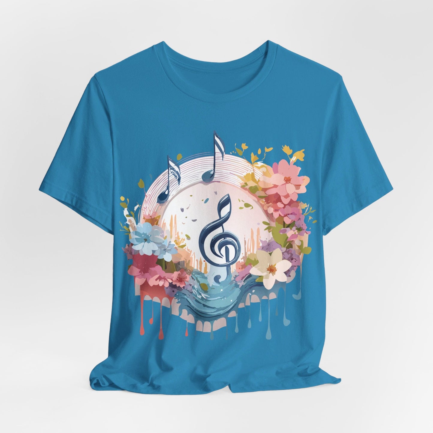 Adelpha Graphic Music T Shirt Unisex Jersey Short Sleeve Tee With Vintage Artwork