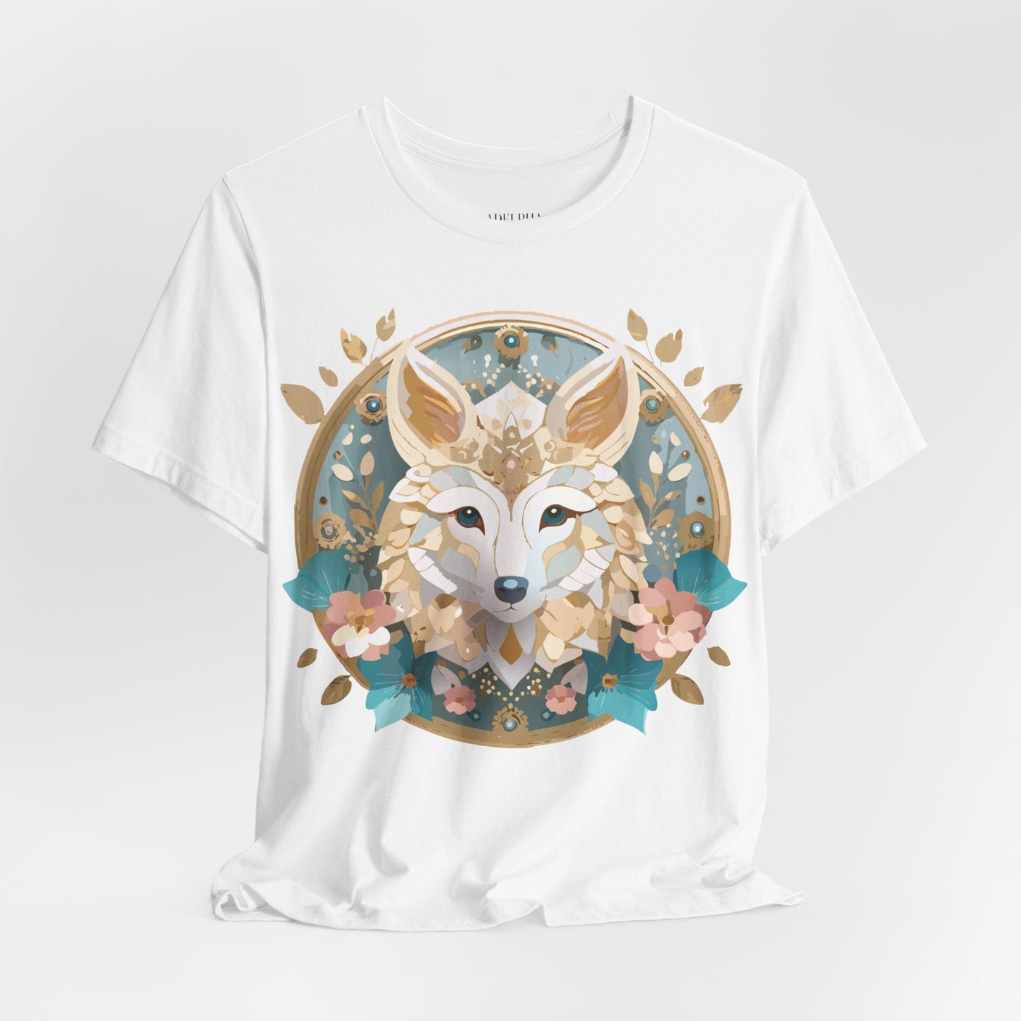 Adelpha Medallion Graphic Tee Unisex Short Sleeve Jersey Shirt With Vintage Artwork