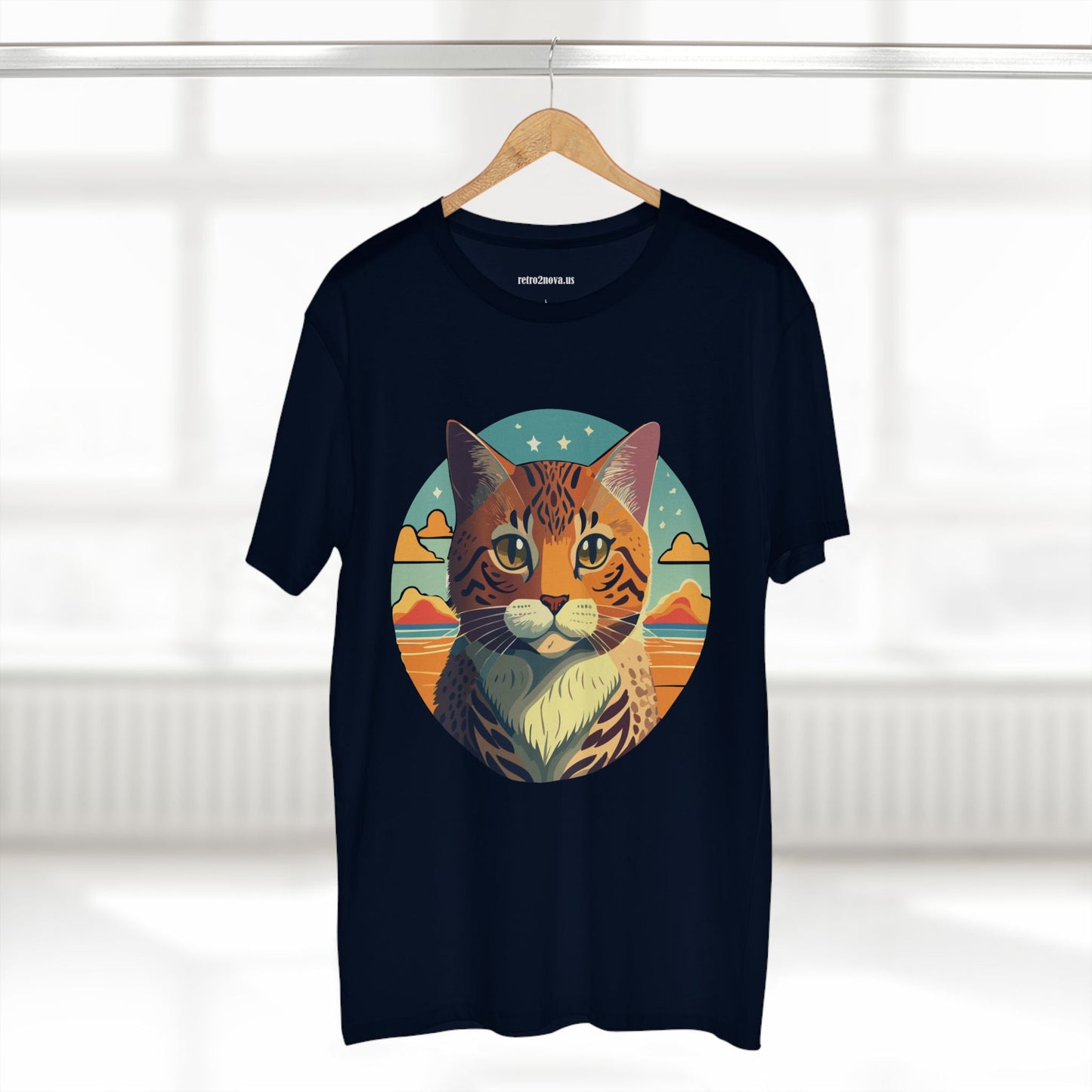 Unisex Premium Cotton Tee With Original Cat Art Design Animal Shirt For Cat Lovers Comfortable Breathable Everyday Wear