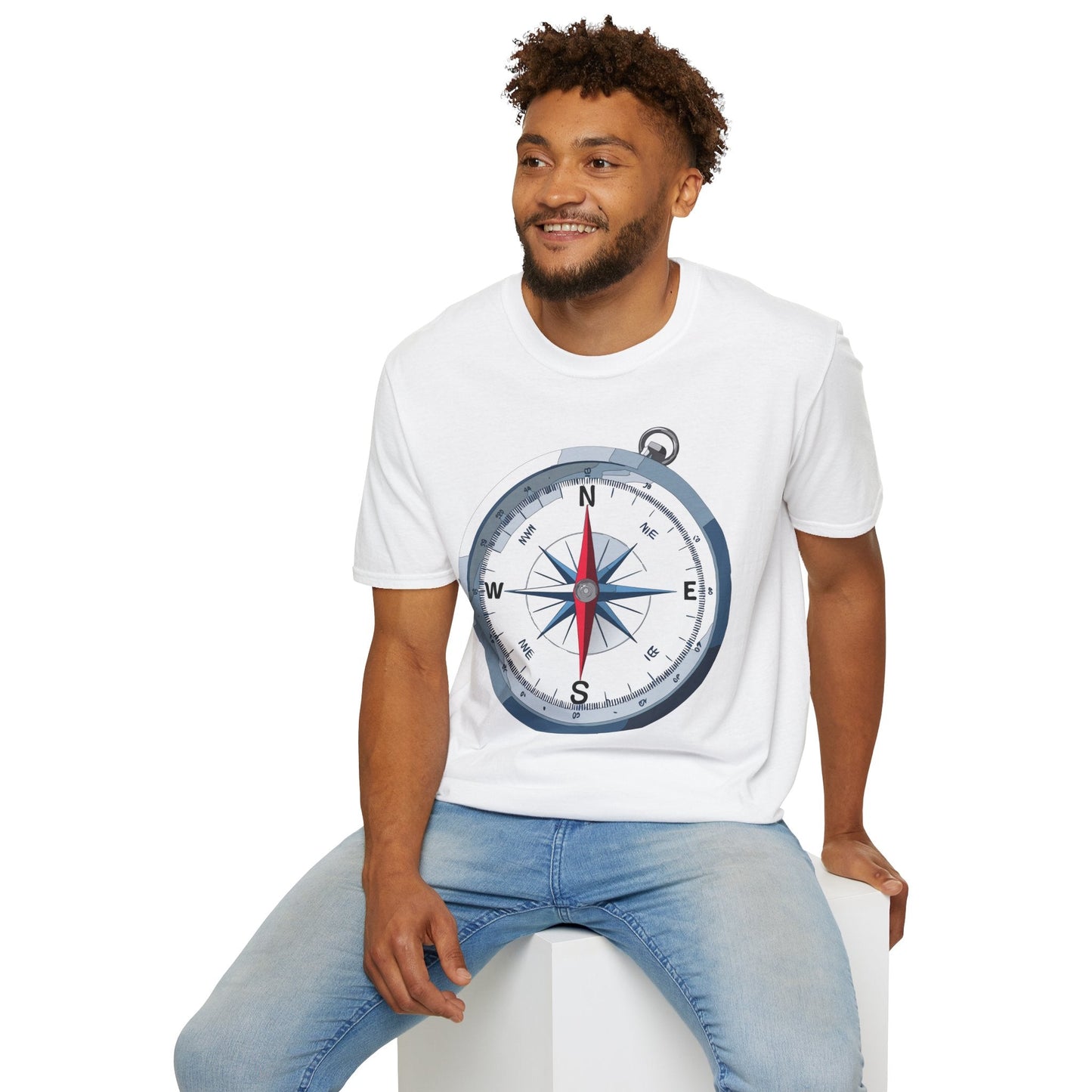 Compass Navigator Graphic Tee Unisex 100 Cotton 4