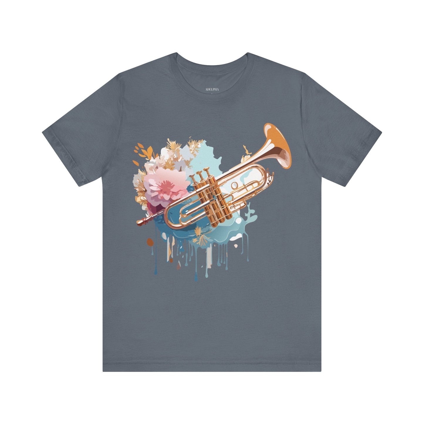 Unisex Graphic T Shirt Adelpha Music Tee Vintage Inspired Art Design Short Sleeve