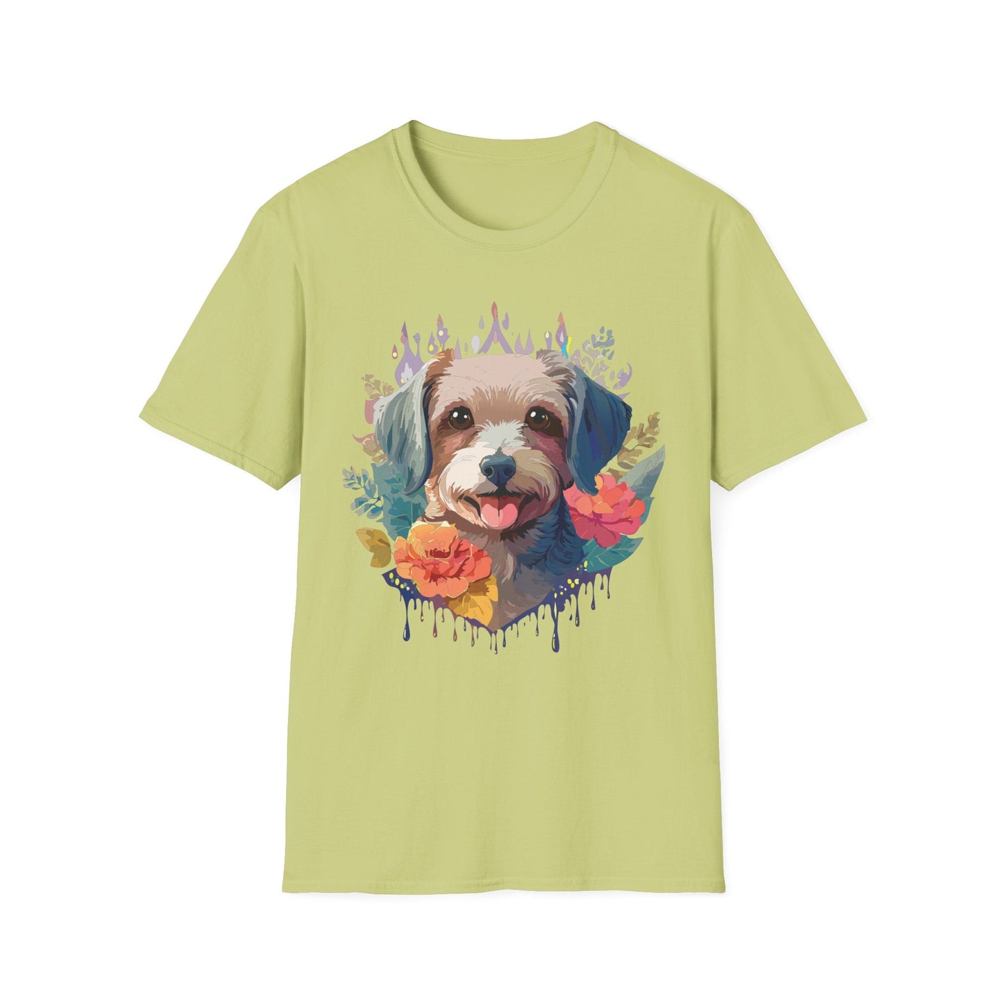 Dog Shirt Unisex Animal Tee Gildan Softstyle 64000 Short Sleeve Tee