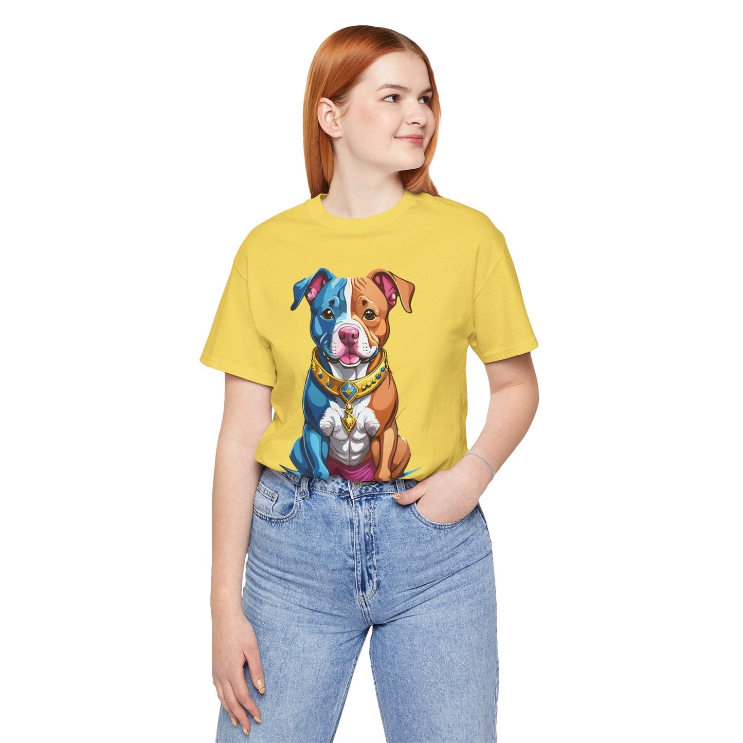 Unisex Animal Shirt Art Design Tee With Wild Animals Print Short Sleeve Jersey Tee