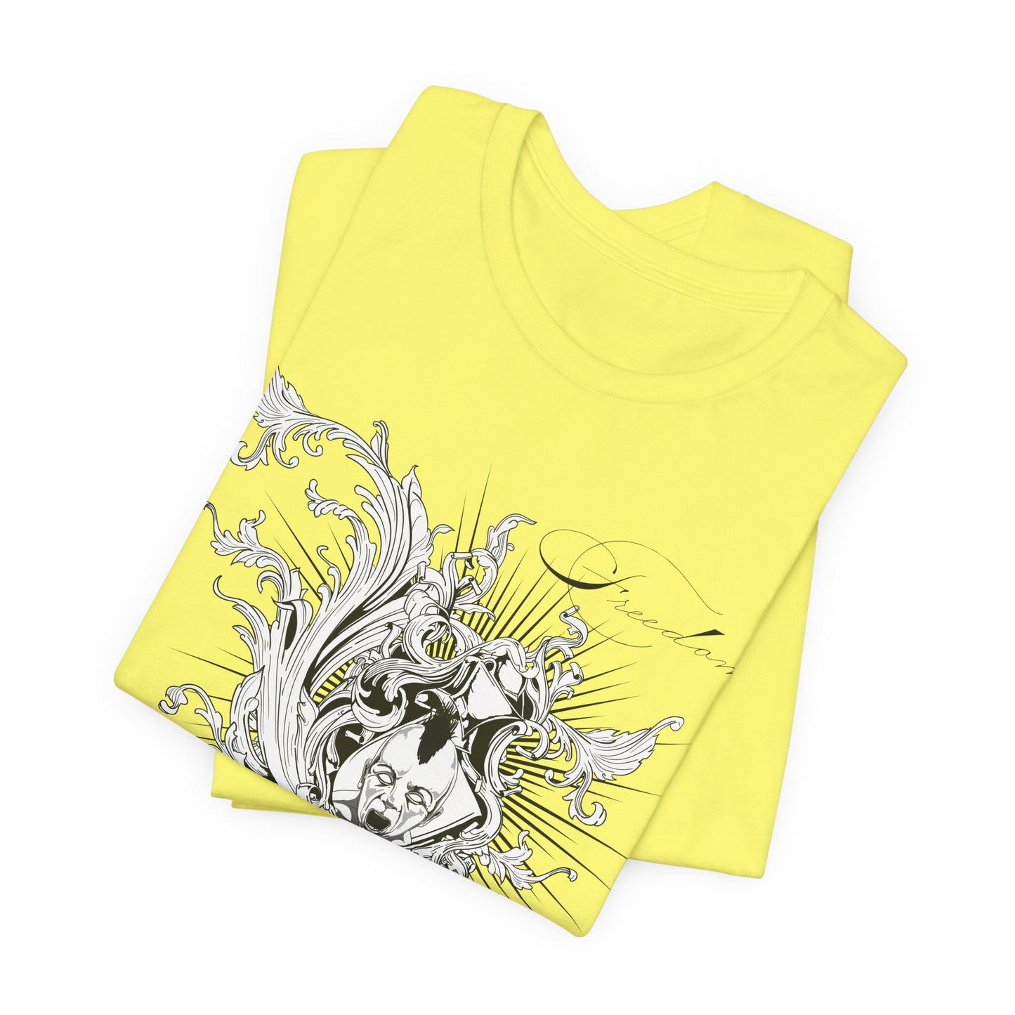 Freedom Art Design Tee, Artistic Tee, Graphic T-Shirt, Music Tees, Artistic Music T-Shirt, Vintage Top