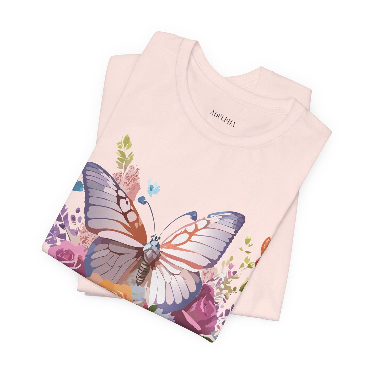 Butterfly Graphic Tee Unisex Jersey Short Sleeve By Adelpha Art Design