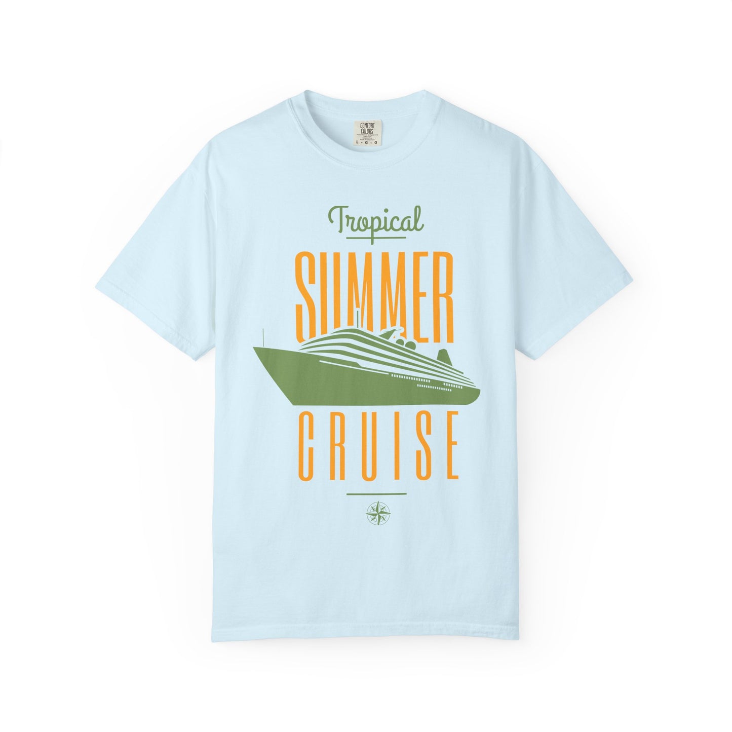 Unisex Garment Dyed T Shirt Relaxed Fit Comfort Colors 1717 Heavyweight 100 Percent Cotton