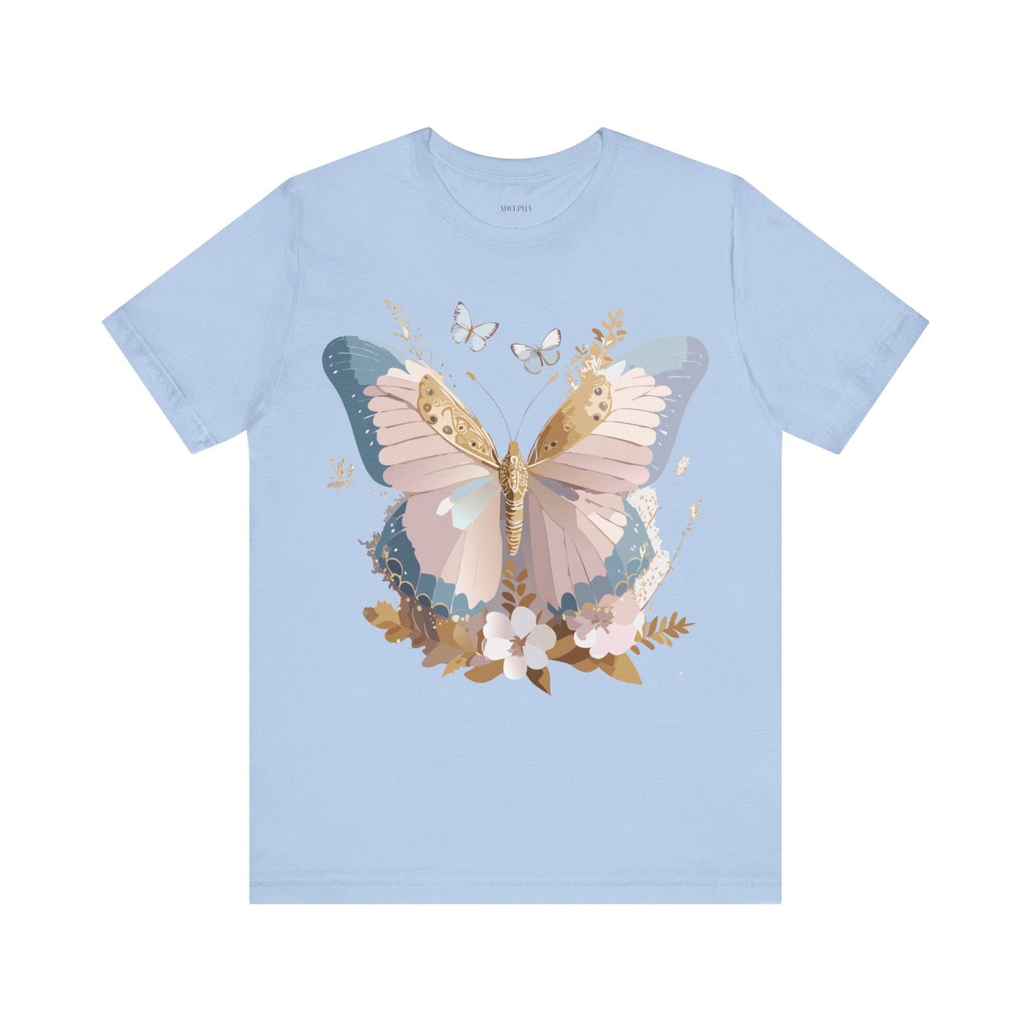 Adelpha Vintage Inspired Butterfly Graphic Tee Unisex Short Sleeve