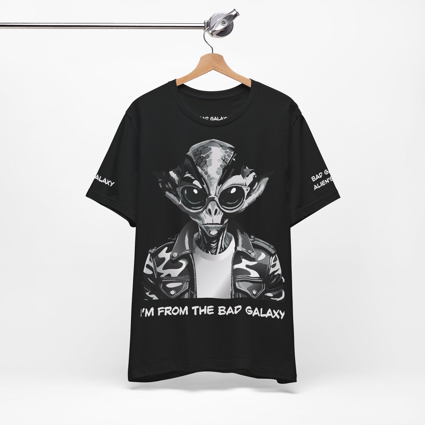 Alien T Shirt From Bad Galaxy Made To Order 100 Cotton Eco Friendly Inks Soft Comfortable