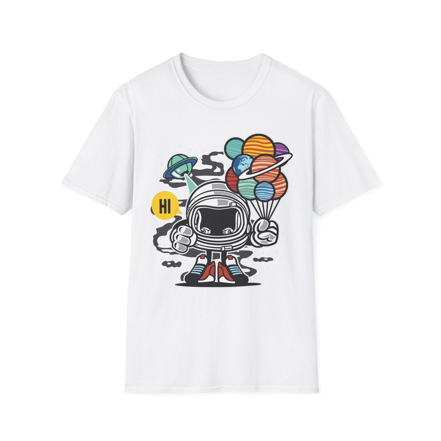 Cartoon T Shirt Animation Tee Funny Graphic Tee Gildan Softstyle 64000 Unisex Comfort
