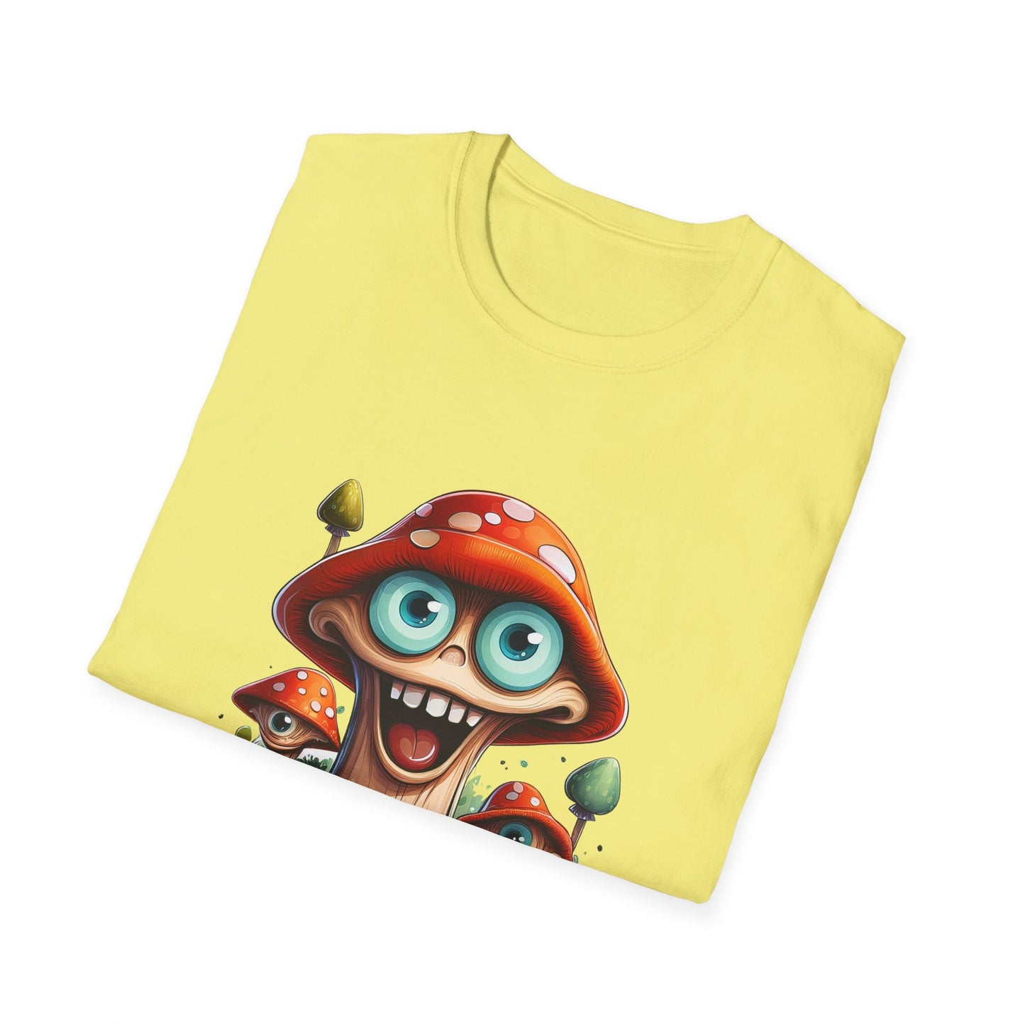 Mashroom Tee Shirt Unisex Funny Mushroom Design Softstyle Tee One Hundred Percent Ring Spun Cotton