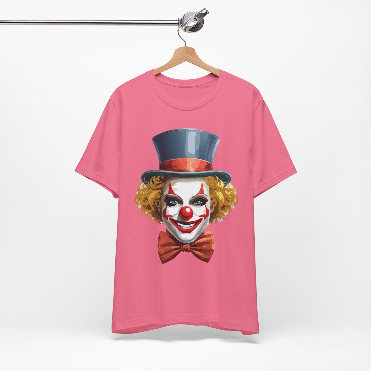 Clown Shirt, Funny Shirt, T-Shirt with Clown, Funny Art Design Tee, Circus Tees, Circus T-Shirt, Unisex Humor Wear 11