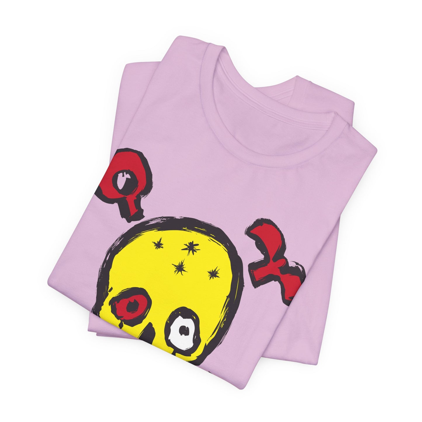 Yellow Skull Graphic Design Tee, Skull Shirt, Vintage Tees, Art Design T-Shirt, Vintage Graphic Tee, Art Shirts with Skulls