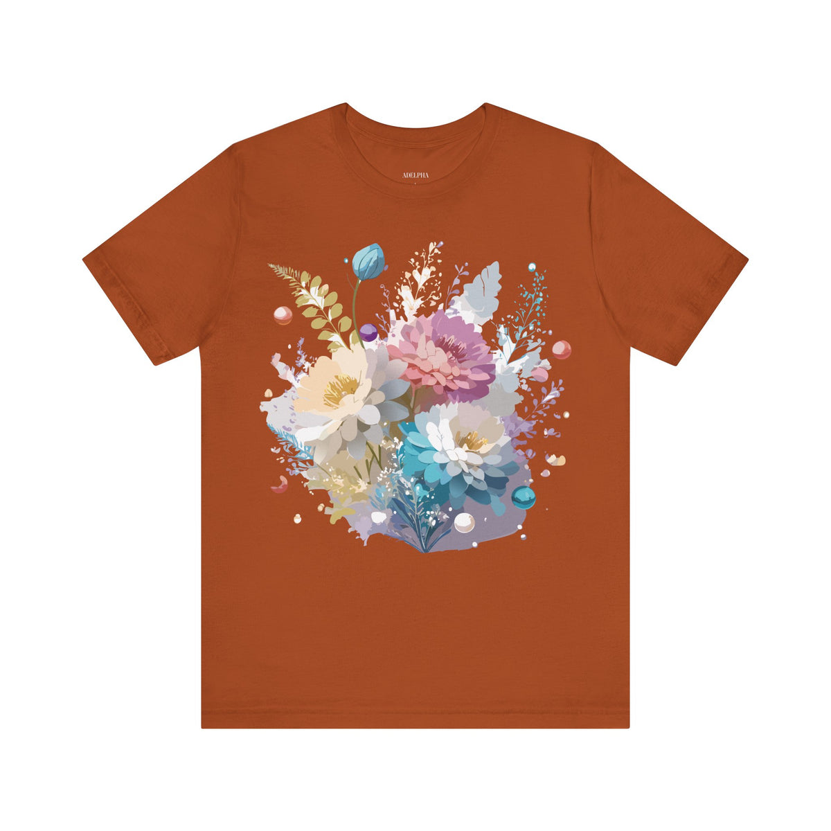 Floral Graphic Tee Shirt - Bella+Canvas Unisex 100 Cotton 7