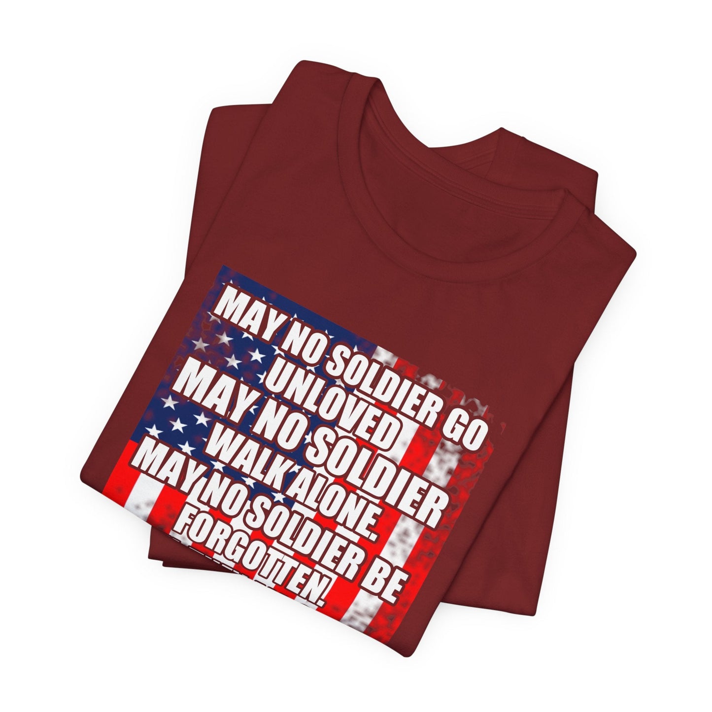 Army Veteran Patriotic Graphic Design Unisex Cotton T-Shirt v49