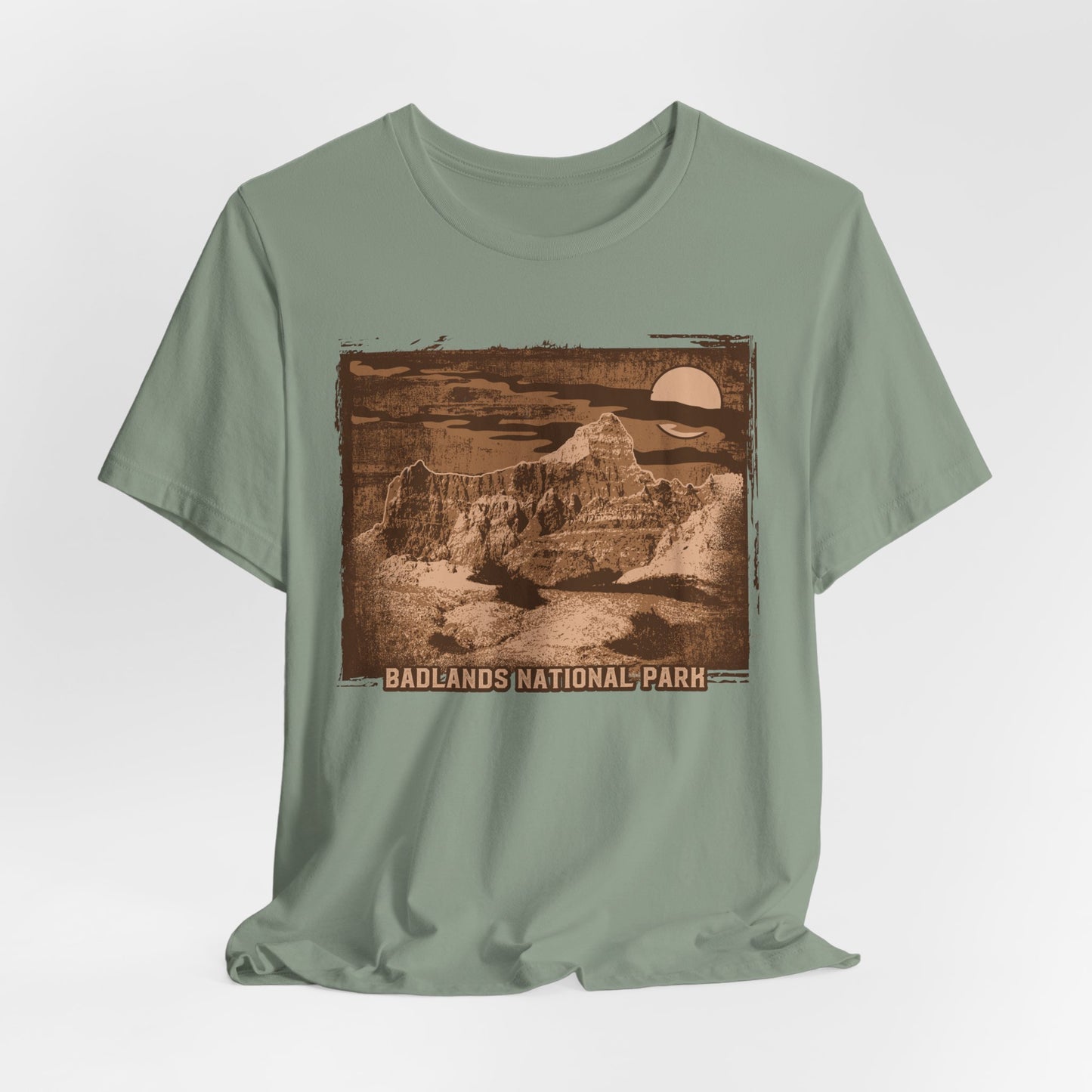 Badlands Retro Poster Graphic Design Tee, Badlands Shirt, Vintage Tees, Art Design T-Shirt, Graphic Tee, Retro Art Shirts