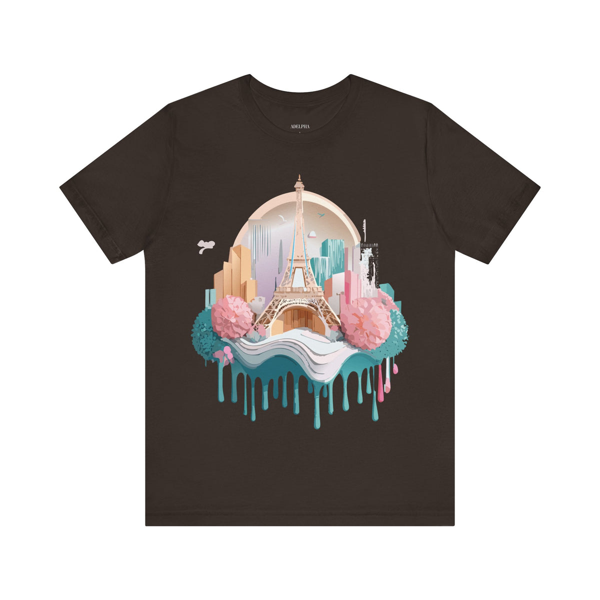 Unisex Cotton Bella+Canvas Tee with Paris