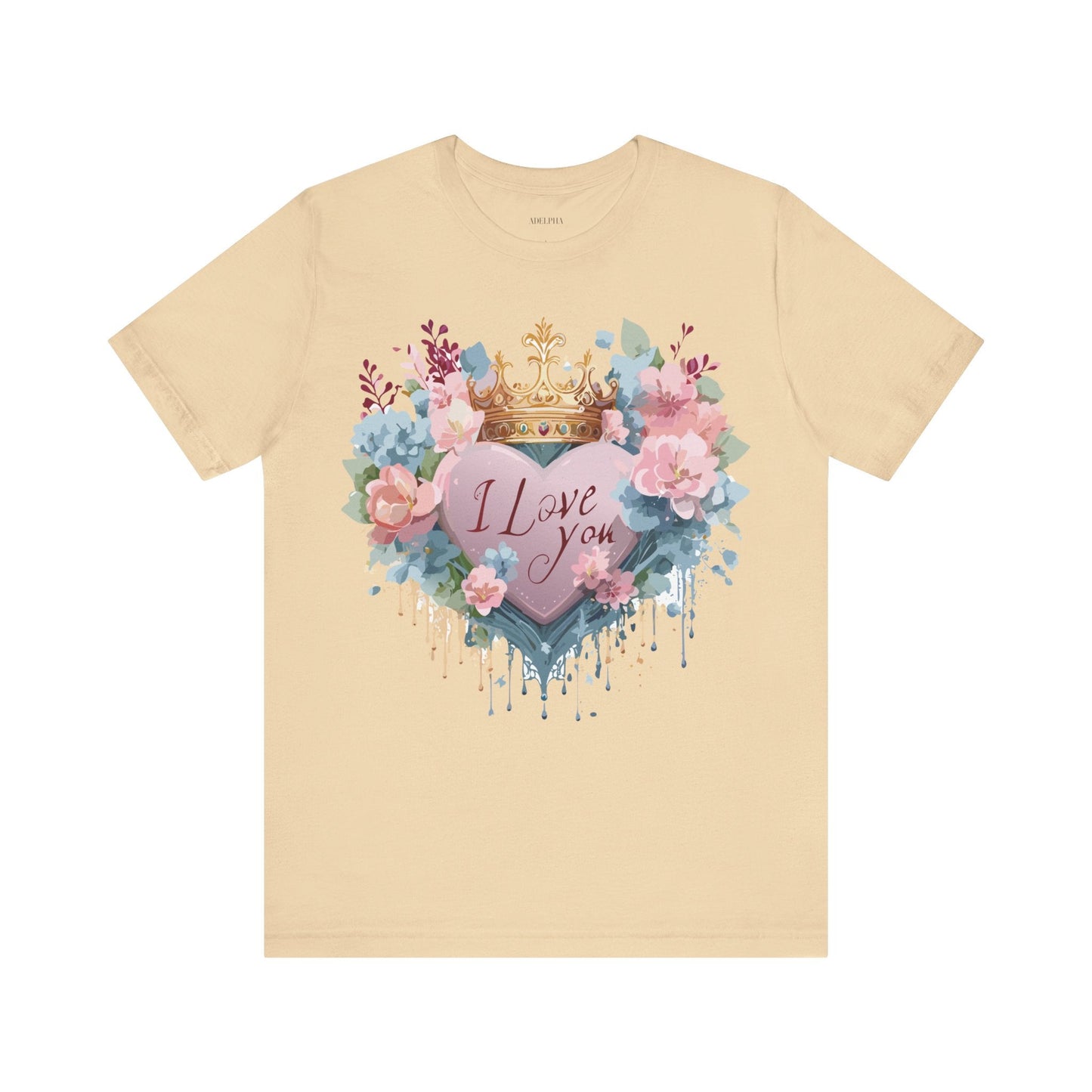 Valentine Graphic Tee Unisex Jersey Short Sleeve Vintage Inspired Art Design By Adelpha