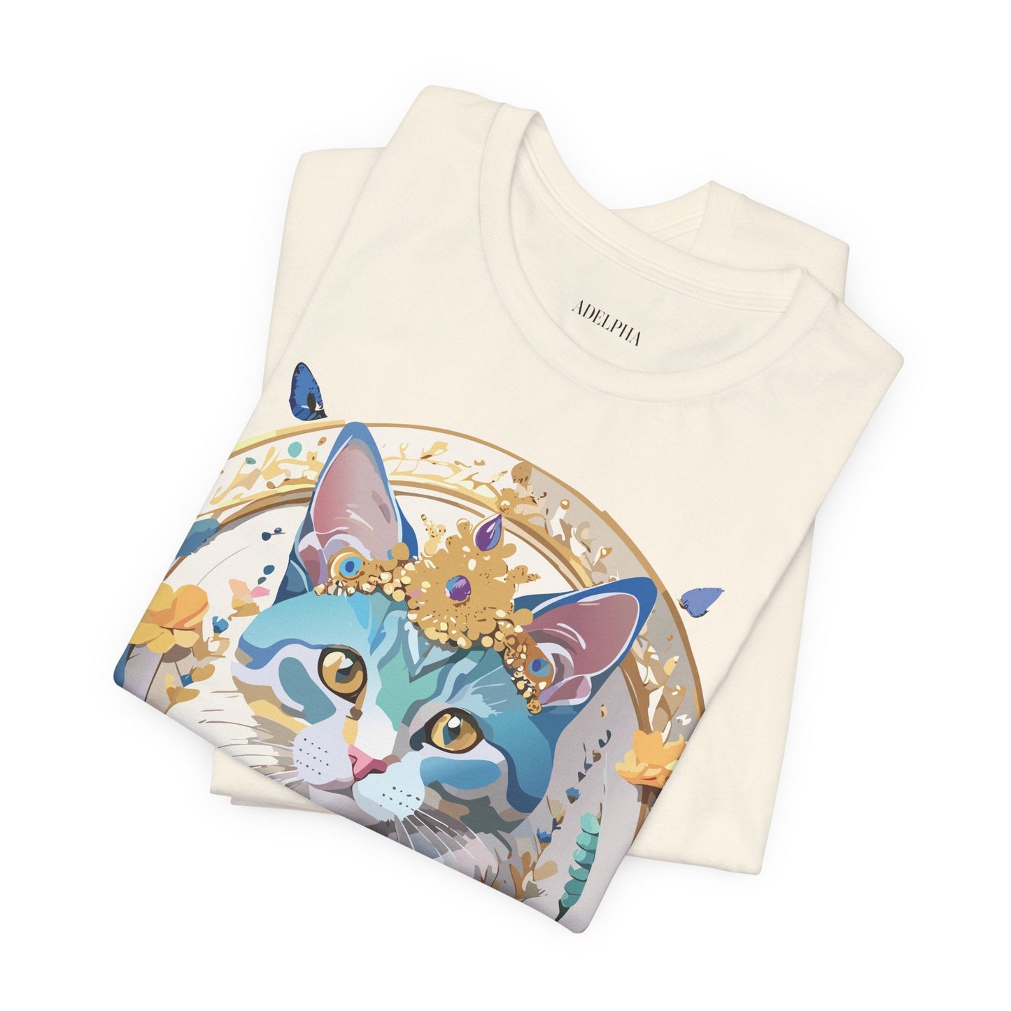 Unisex Graphic Tee With Adelpha Artwork Vintage Inspired Short Sleeve Jersey Shirt