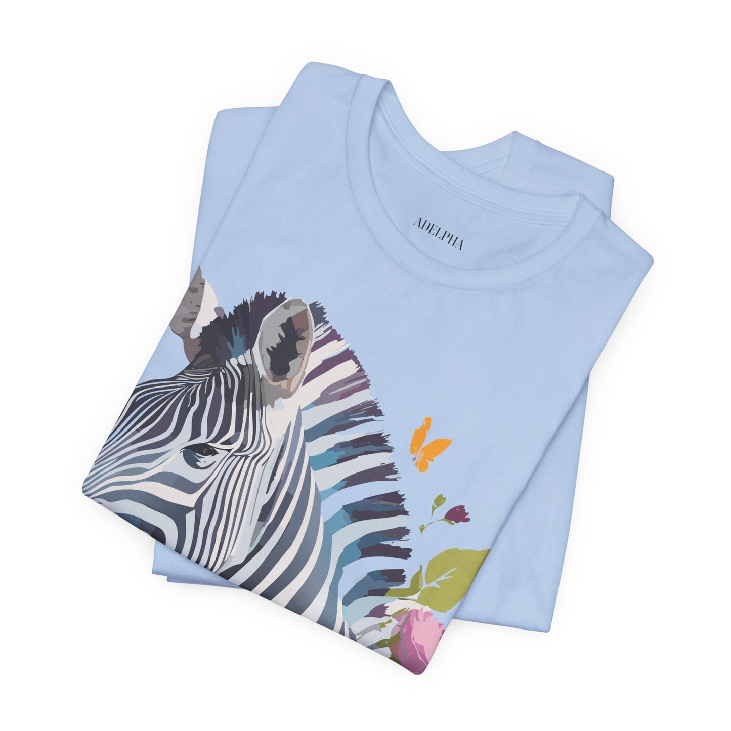 Adelpha Zebra Graphic Tee Unisex Short Sleeve Shirt Vintage Inspired Artwork Limited Edition