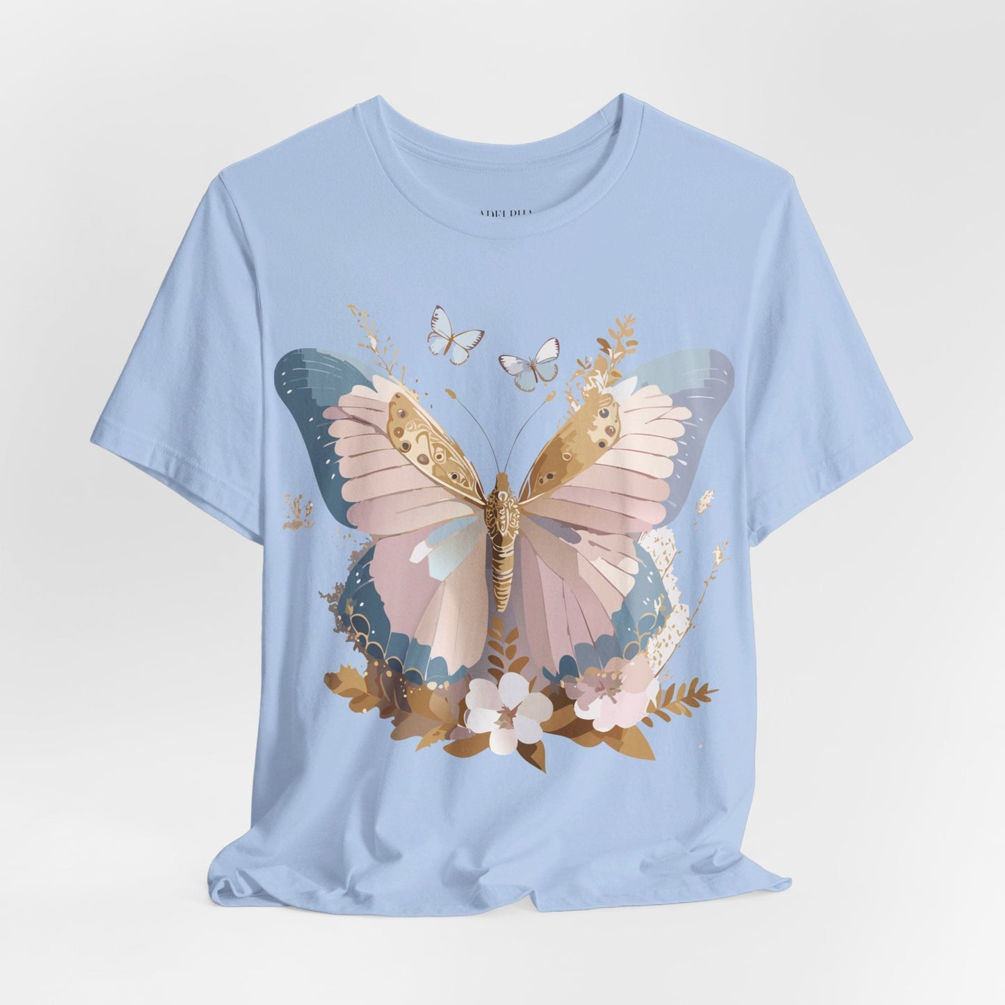 Adelpha Vintage Inspired Butterfly Graphic Tee Unisex Short Sleeve