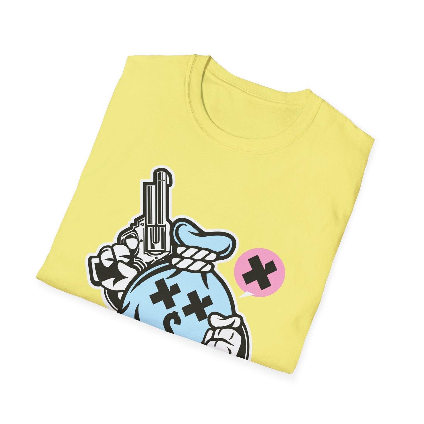 Cartoon T Shirt Animation T Shirt Funny Tee Unisex Gildan Softstyle 64000 100 Percent Cotton