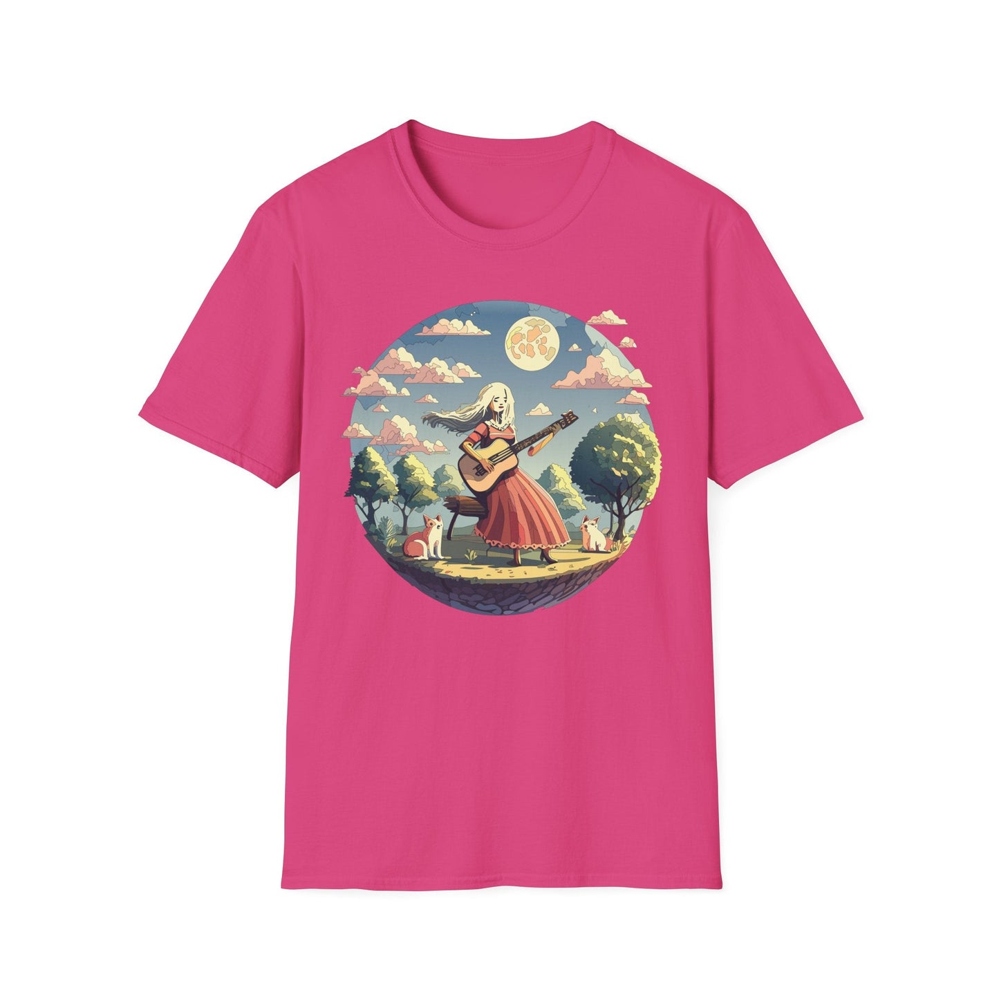 Womens Graphic T Shirts Art Design Tee Softstyle 100 Percent Cotton Unisex Gildan 64000
