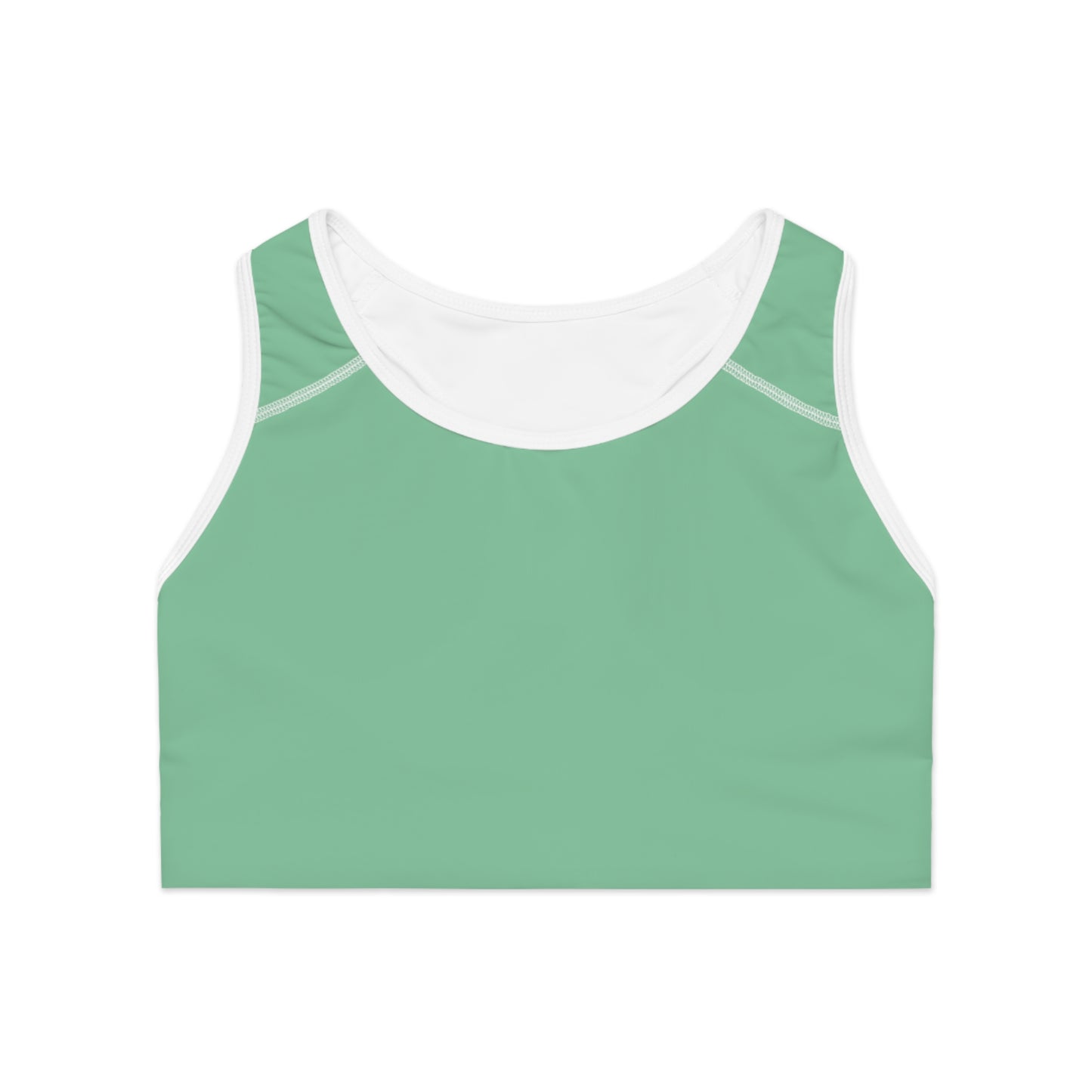 Green Color Sports Bra, Green Sports Bra 7