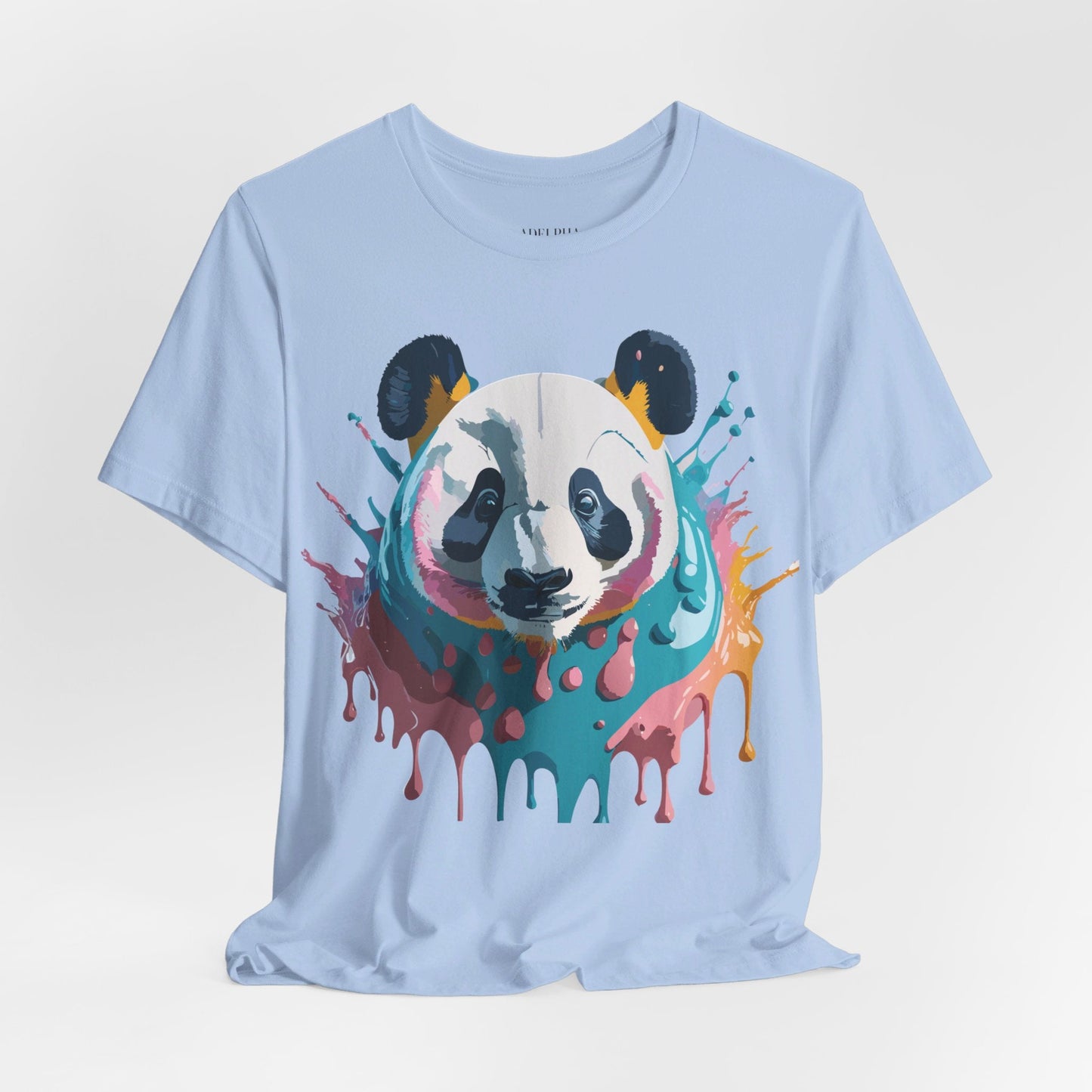 Panda Graphic T Shirt Unisex Jersey Short Sleeve Adelpha Vintage Inspired Art Tee Premium Quality