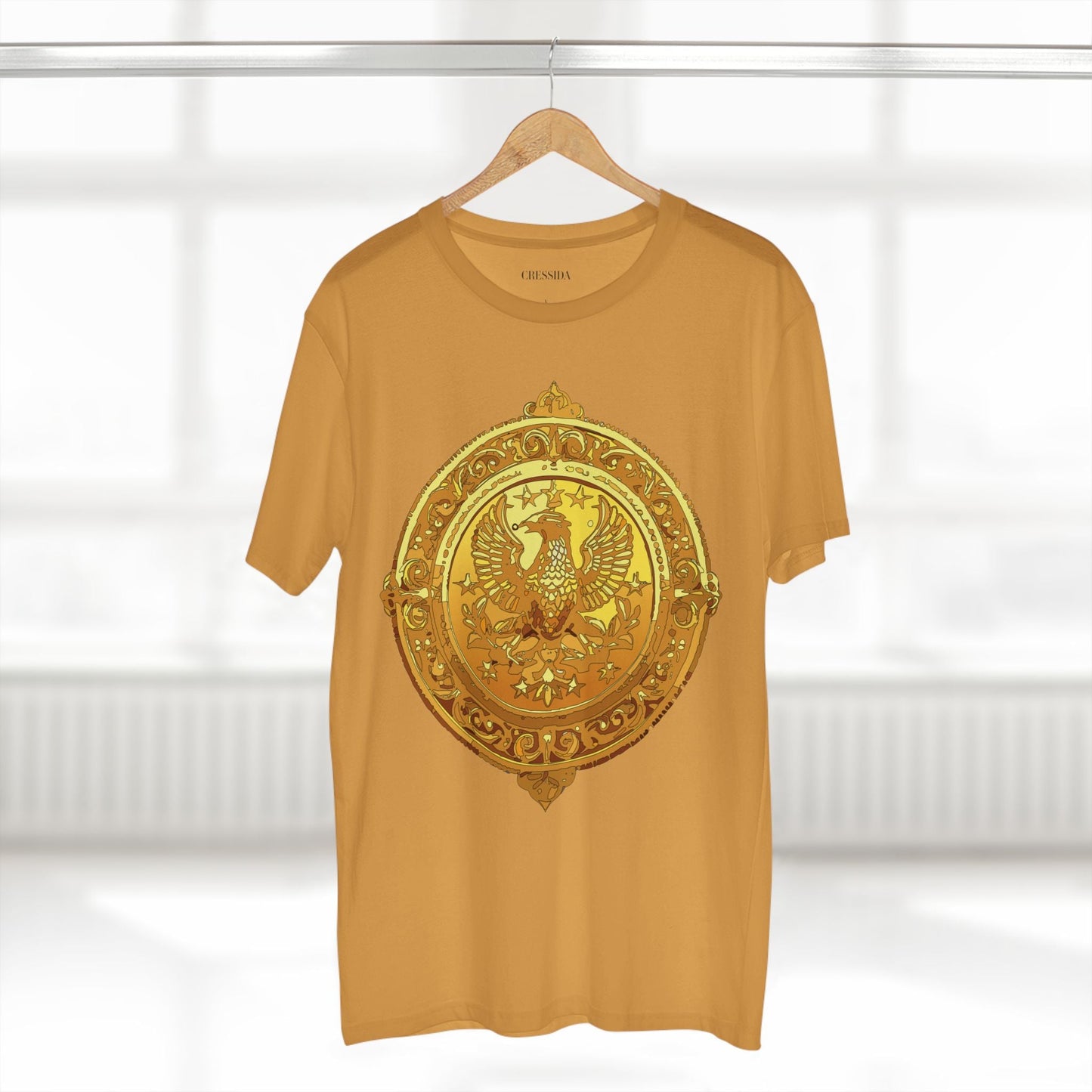 Antique Gold Coin Graphic Design T-Shirt Unisex 100 Cotton With Golden Print Artwork Tee 25