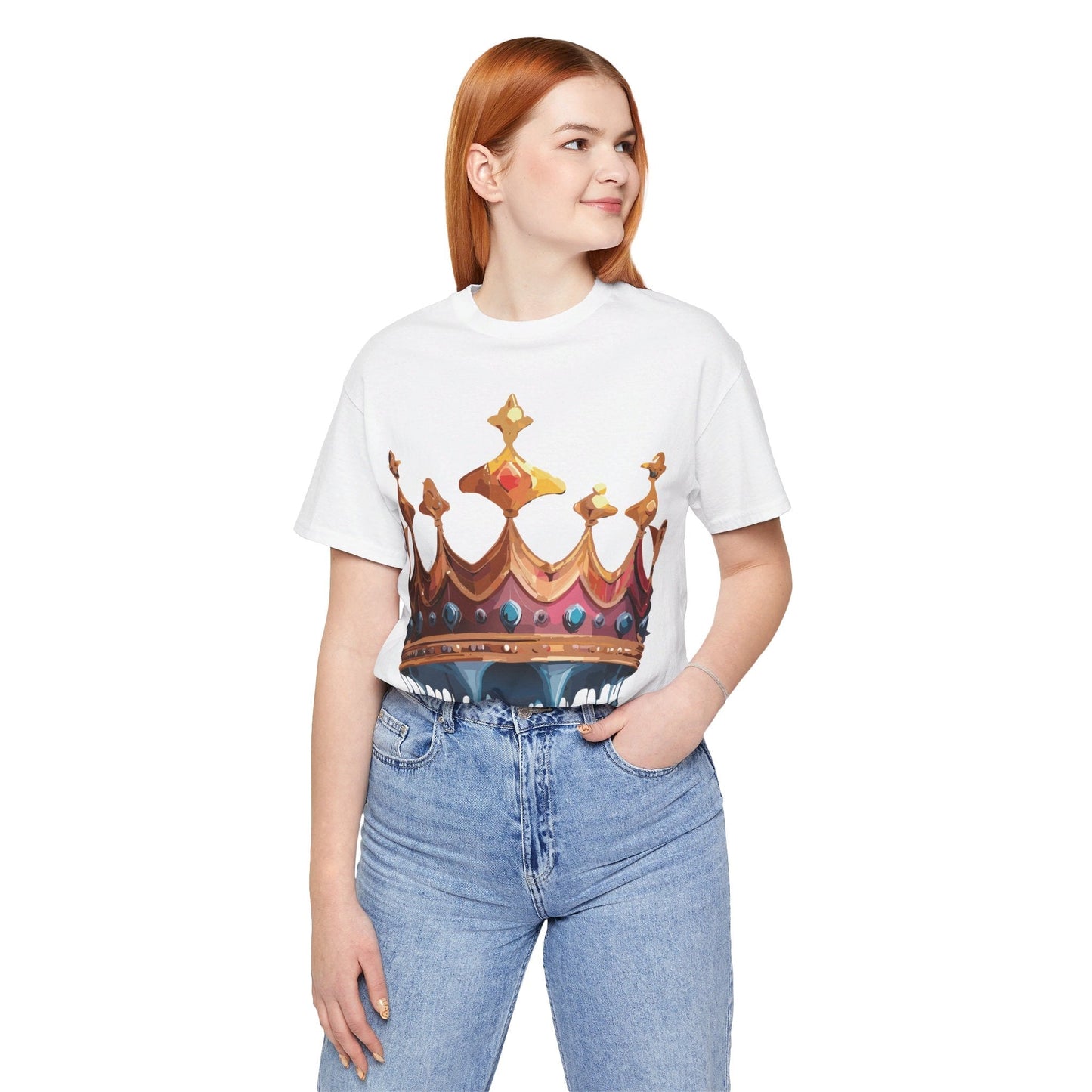Adelpha Crown Graphic Tee Unisex Short Sleeve Jersey Art Shirt Vintage Inspired