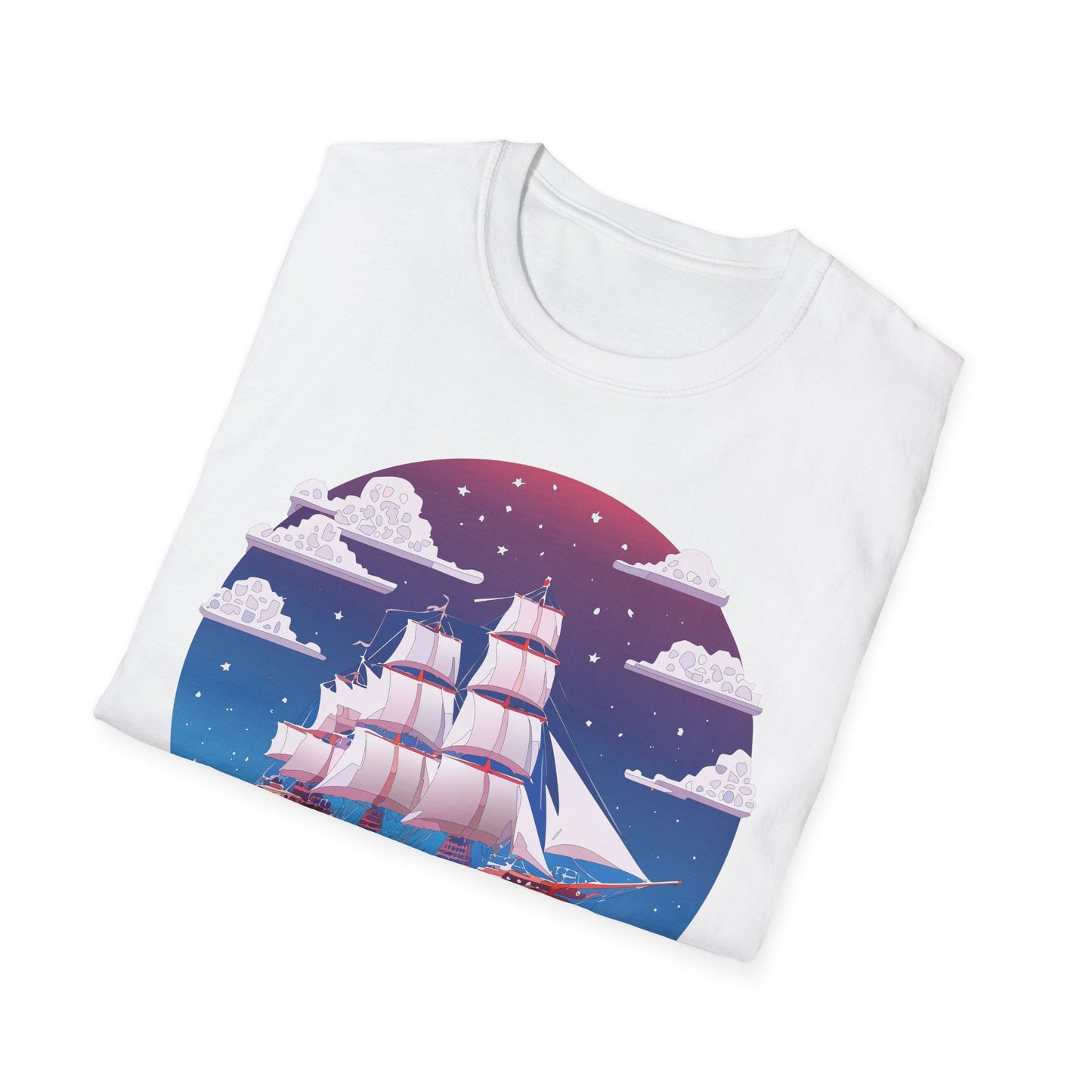 Ship T Shirt Frigate T Shirt Vessel Tee Shirt Unisex Softstyle 100 Percent Ring Spun Cotton