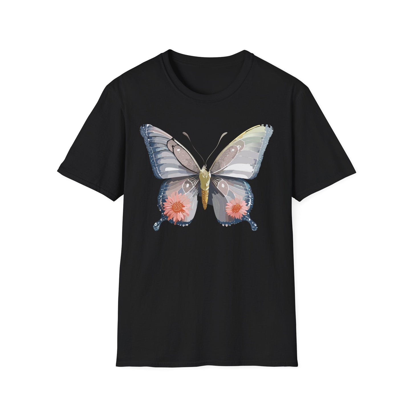 Butterfly Shirt Unisex T Shirt 100 Percent Ring Spun Cotton Softstyle Tee Monarch