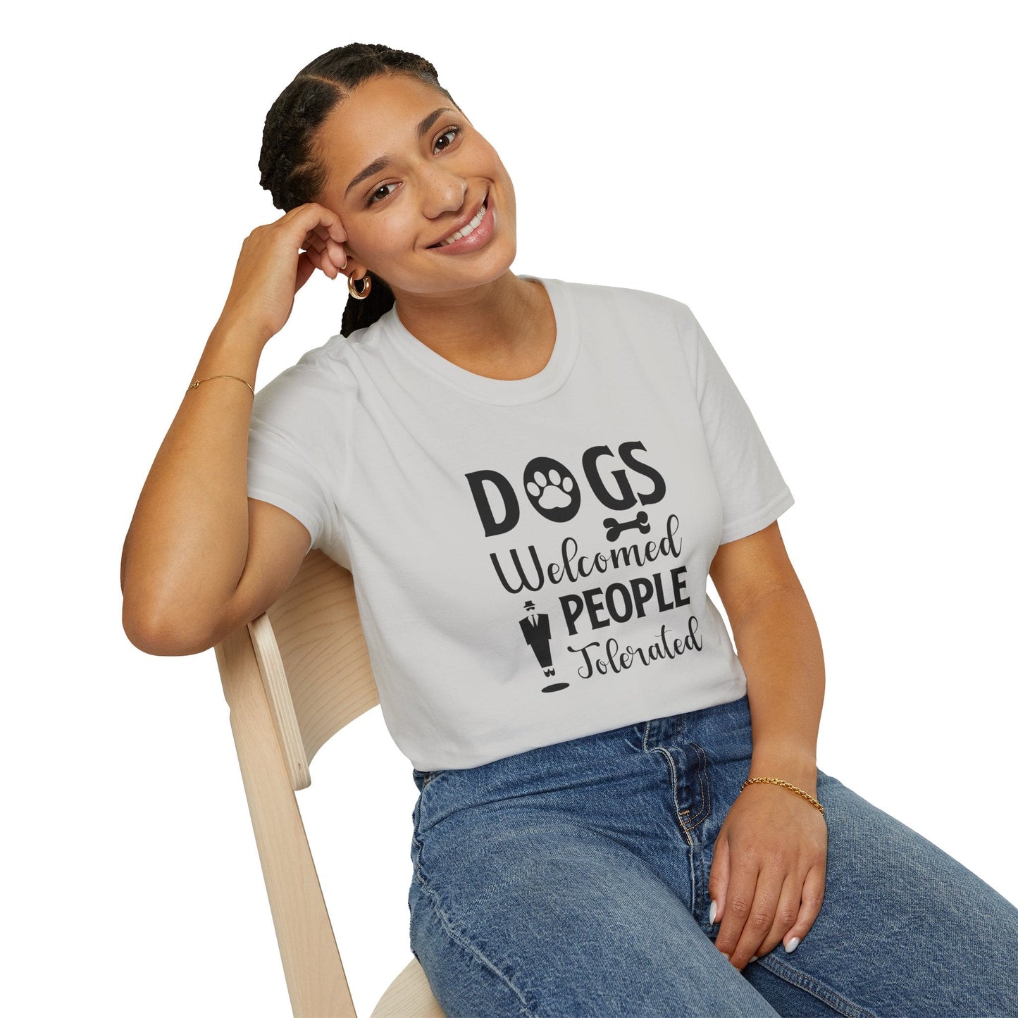 Dog Slogan T Shirts With Funny Quotes Unisex Tee Shirt Gildan Softstyle 64000 100 Percent Cotton