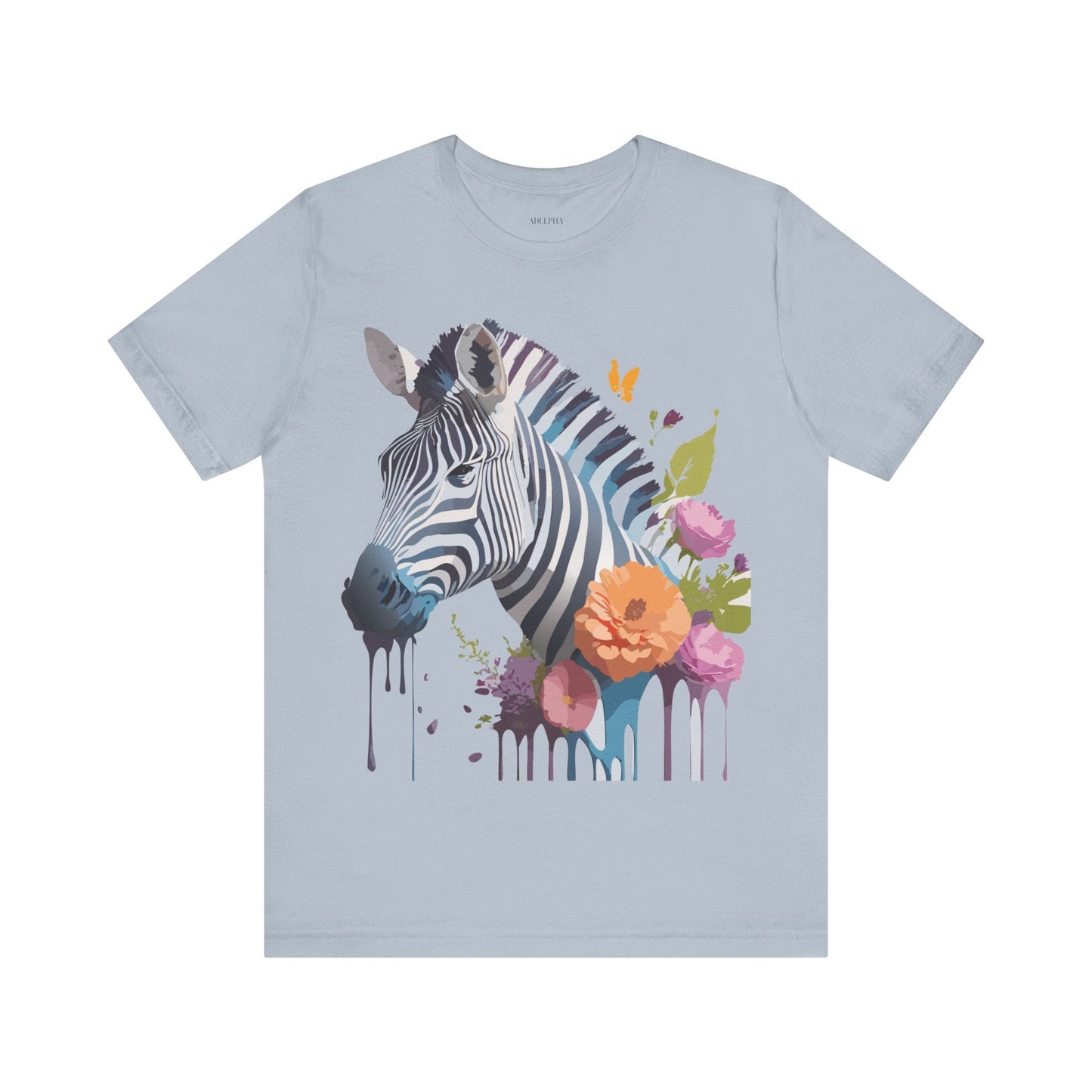 Adelpha Zebra Graphic Tee Unisex Short Sleeve Shirt Vintage Inspired Artwork Limited Edition