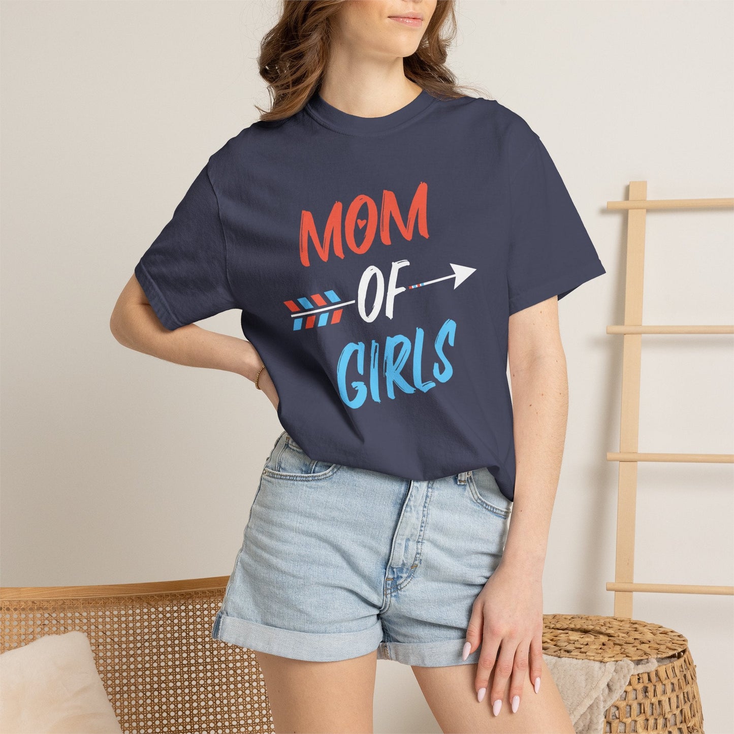 Mom T-shirt Mother's Day Mama Tee Unisex Comfort Colors Garment-Dyed Cotton h17