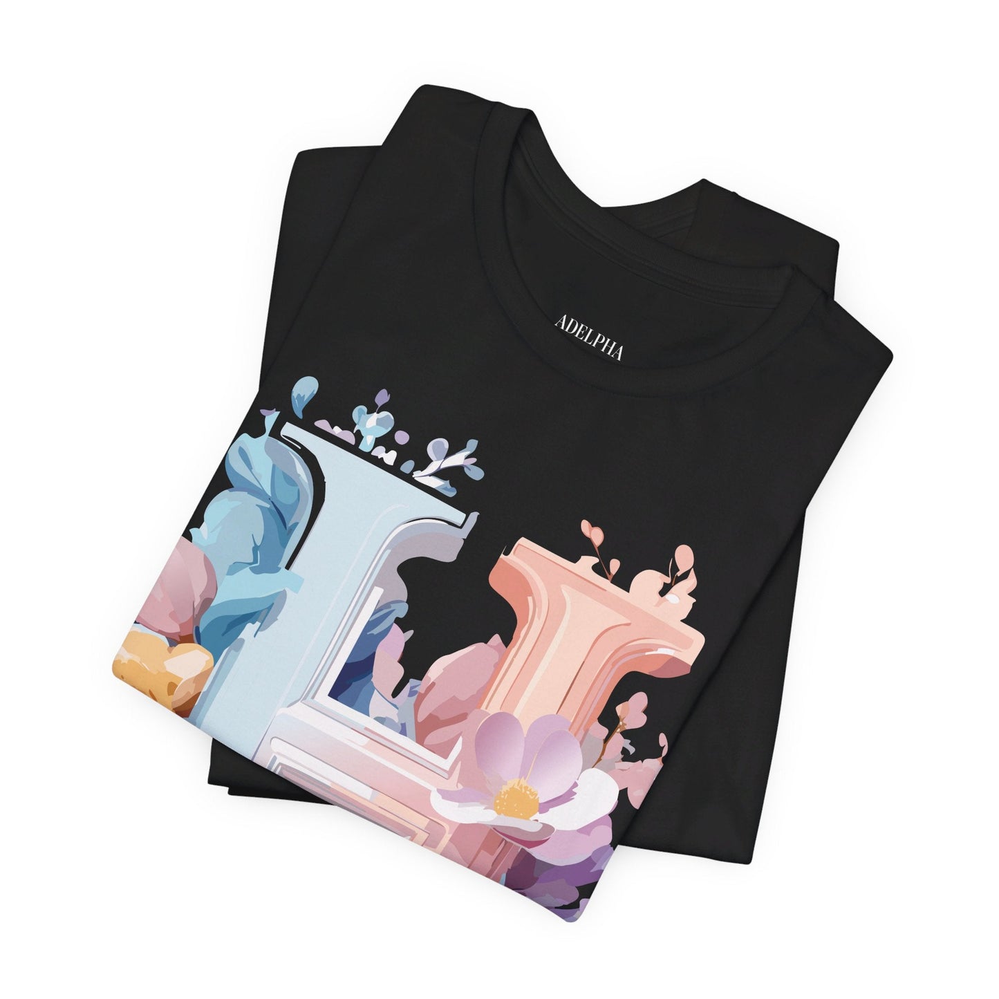 Letter H Shirt Graphic Tee Unisex Short Sleeve Premium Vintage Inspired Artwork Adelpha