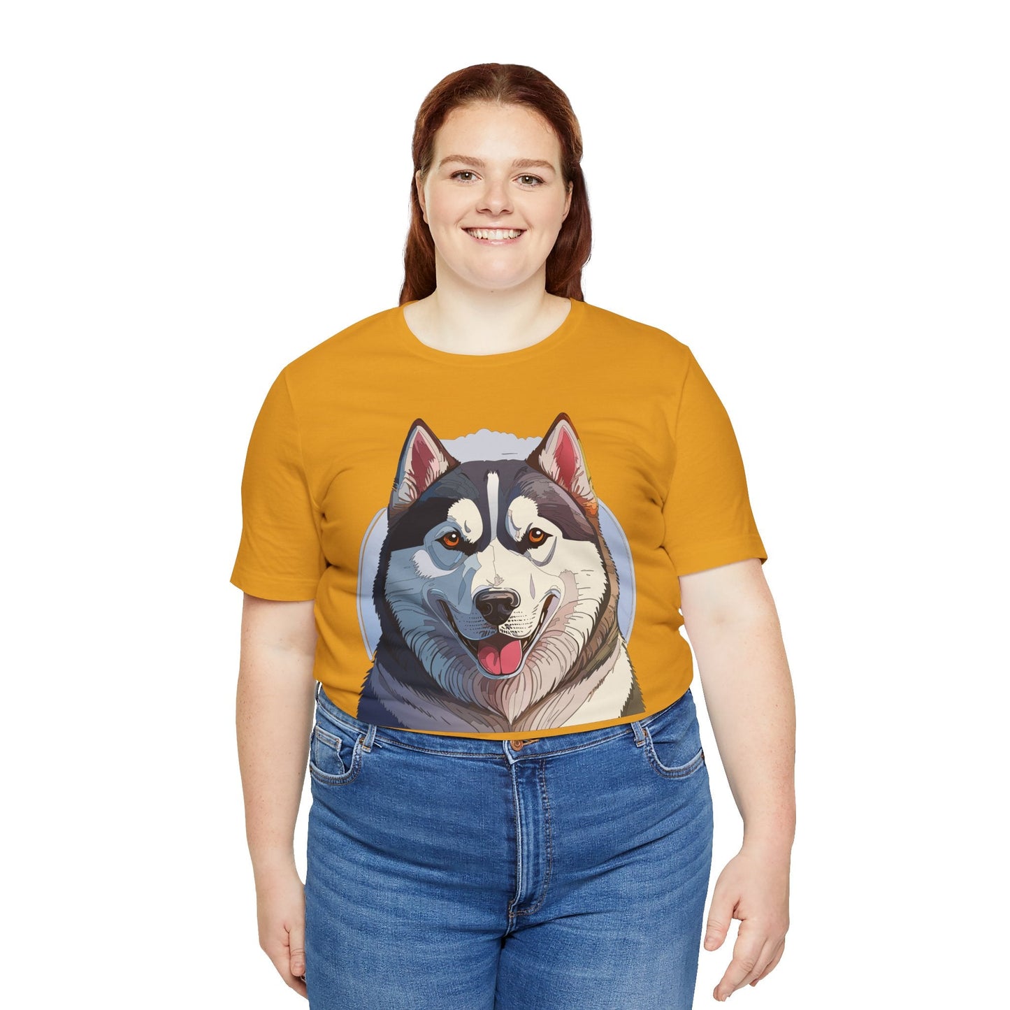 Unisex Animal Shirt Art Design Tee With Wild Animals Graphic Print Short Sleeve Style