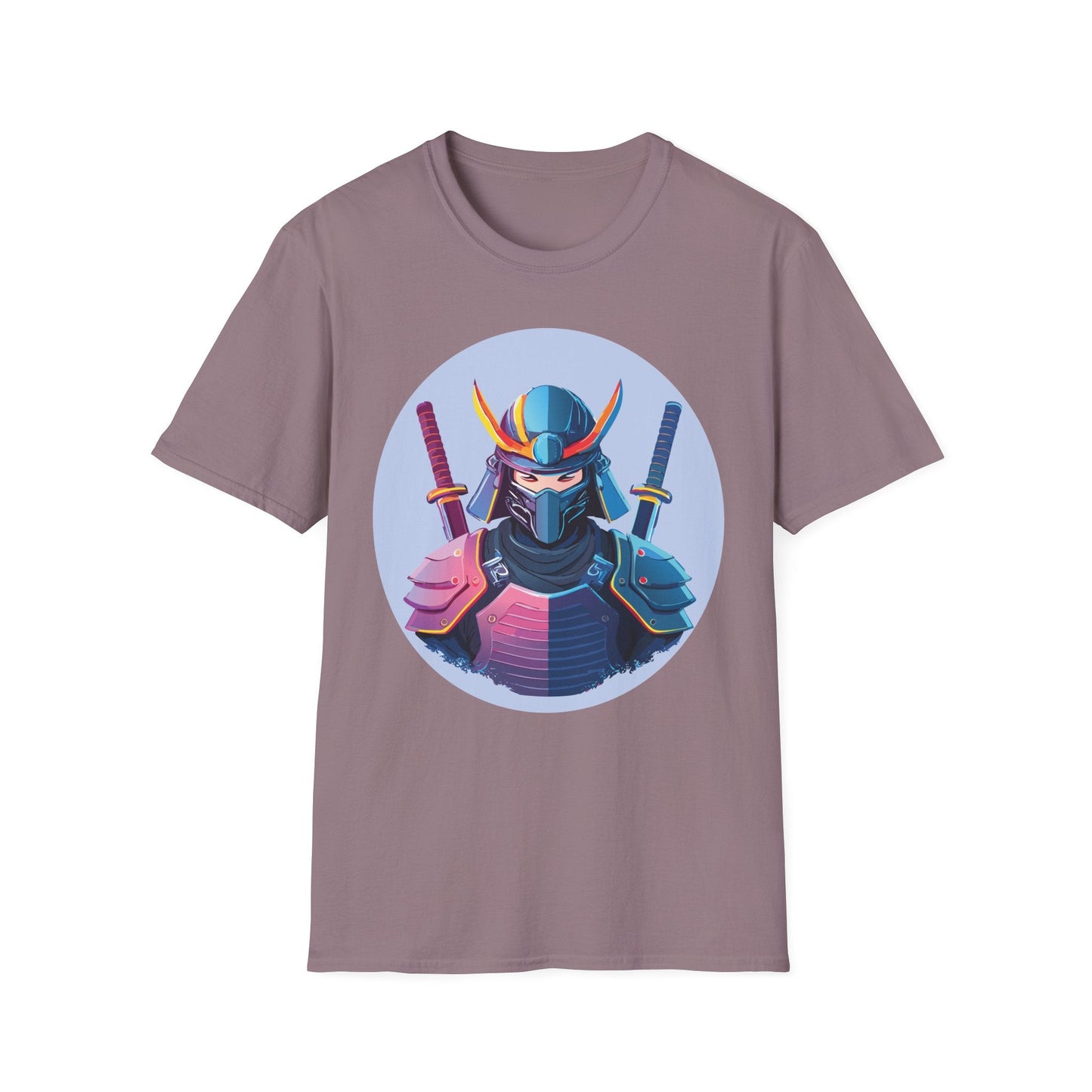 Samurai T Shirt Unisex Softstyle Gildan 64000 Breathable Cotton Tee For Everyday Wear