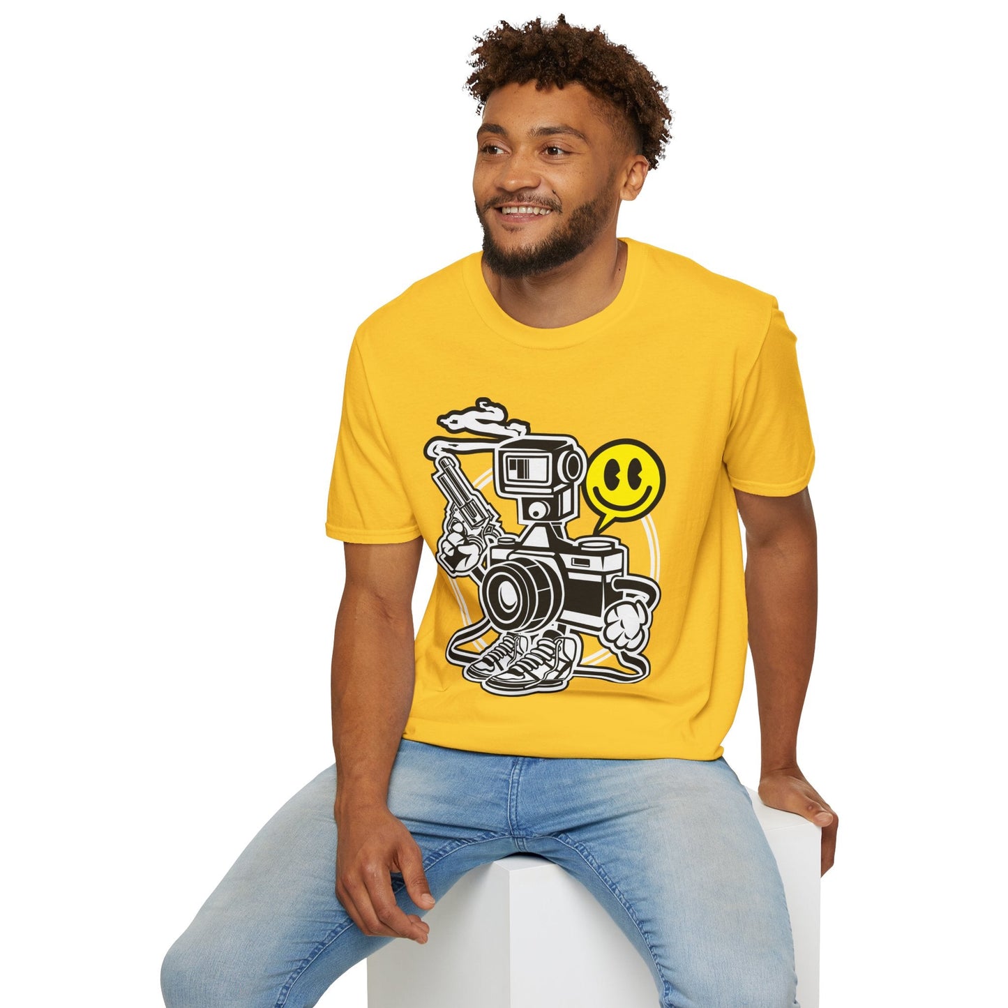 Cartoon T Shirt Animation Graphic Tee Unisex Funny Tee Shirt Gildan Softstyle 64000